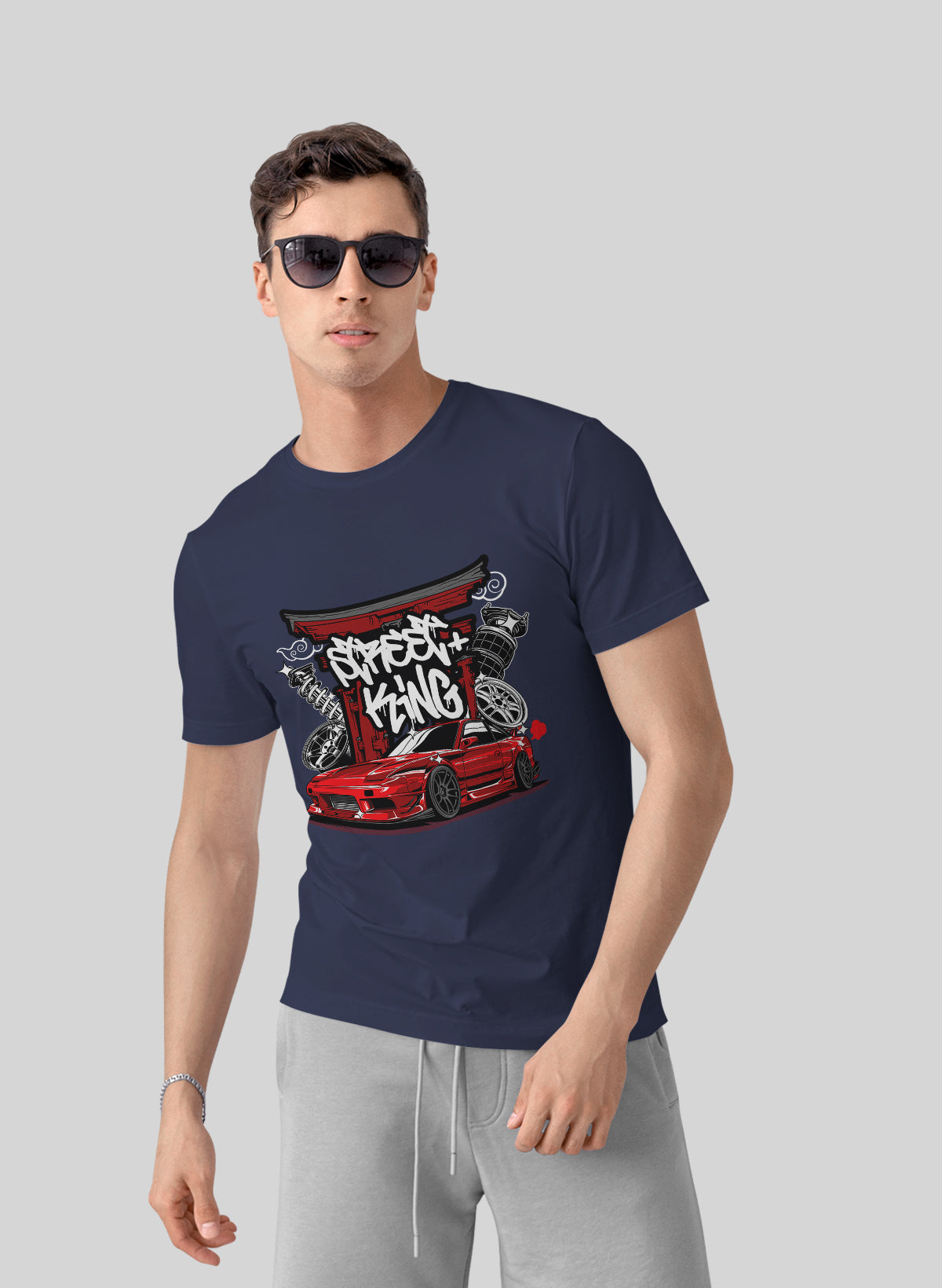 STREET KING THE ART OF SPEED CREW NECK T-SHIRT