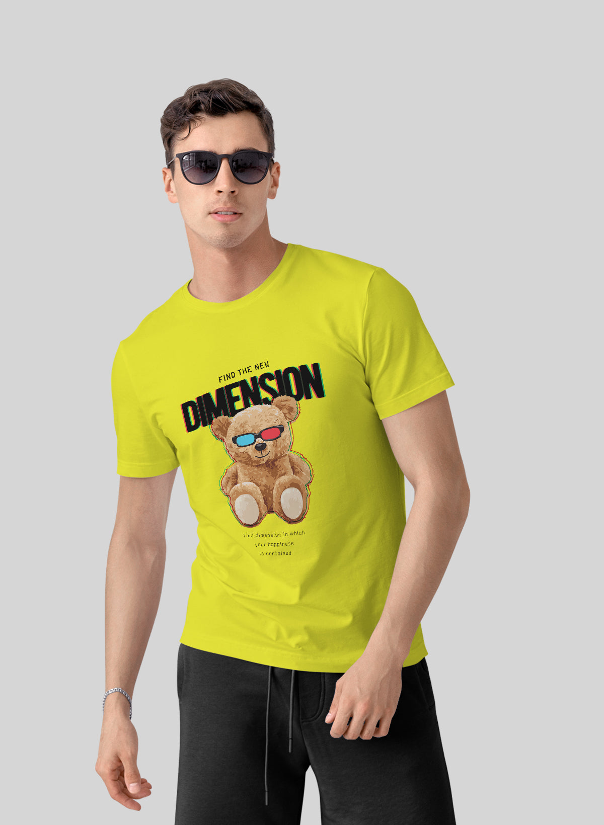 TEDDY FIND THE NEW DIMENSION CREW NECK T-SHIRT