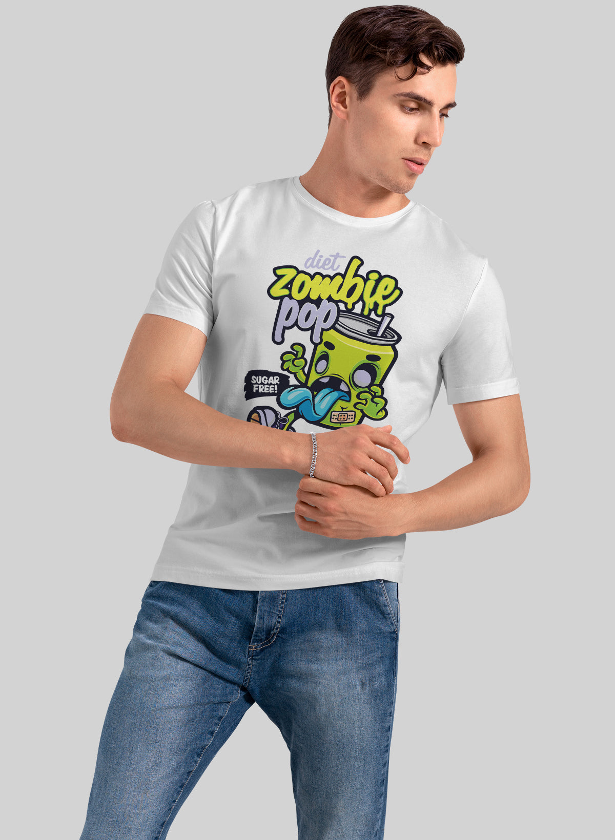 DIET ZOMBIE POP CREW NECK T-SHIRT