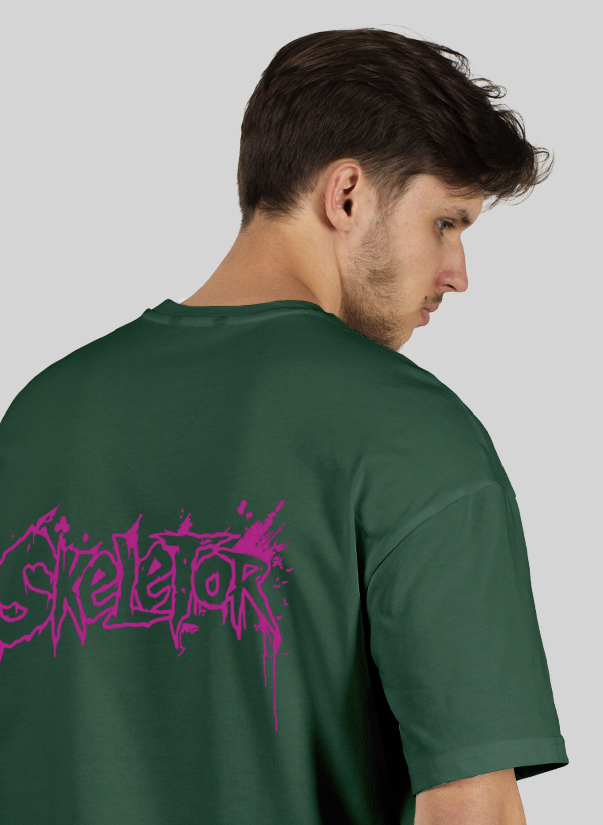 SKELETOR COTTON OVERSIZED T-SHIRT