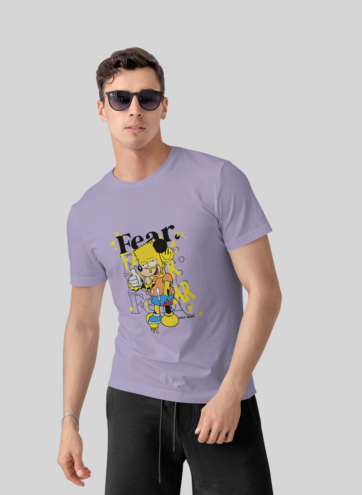 FEAR STER THAN CREW NECK T-SHIRT