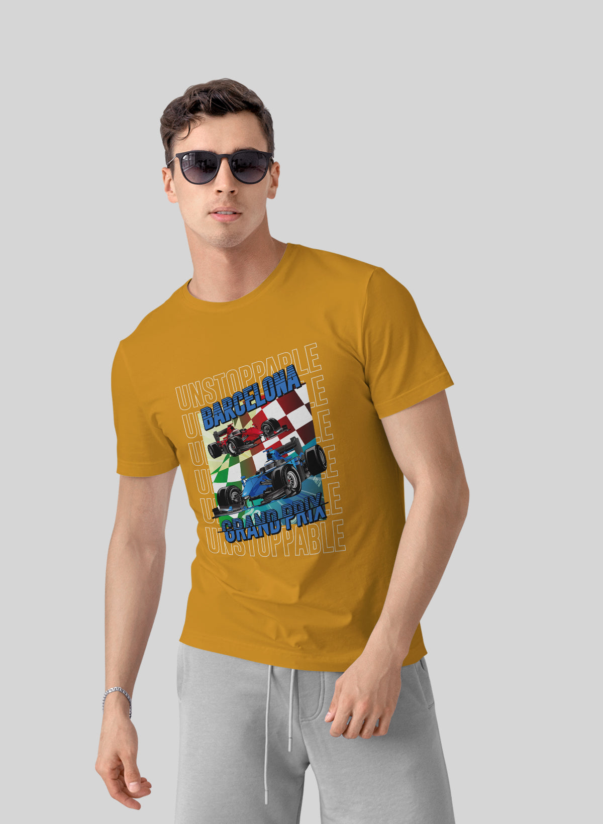 BARCELONA GRAND PRIX CREW NECK T-SHIRT