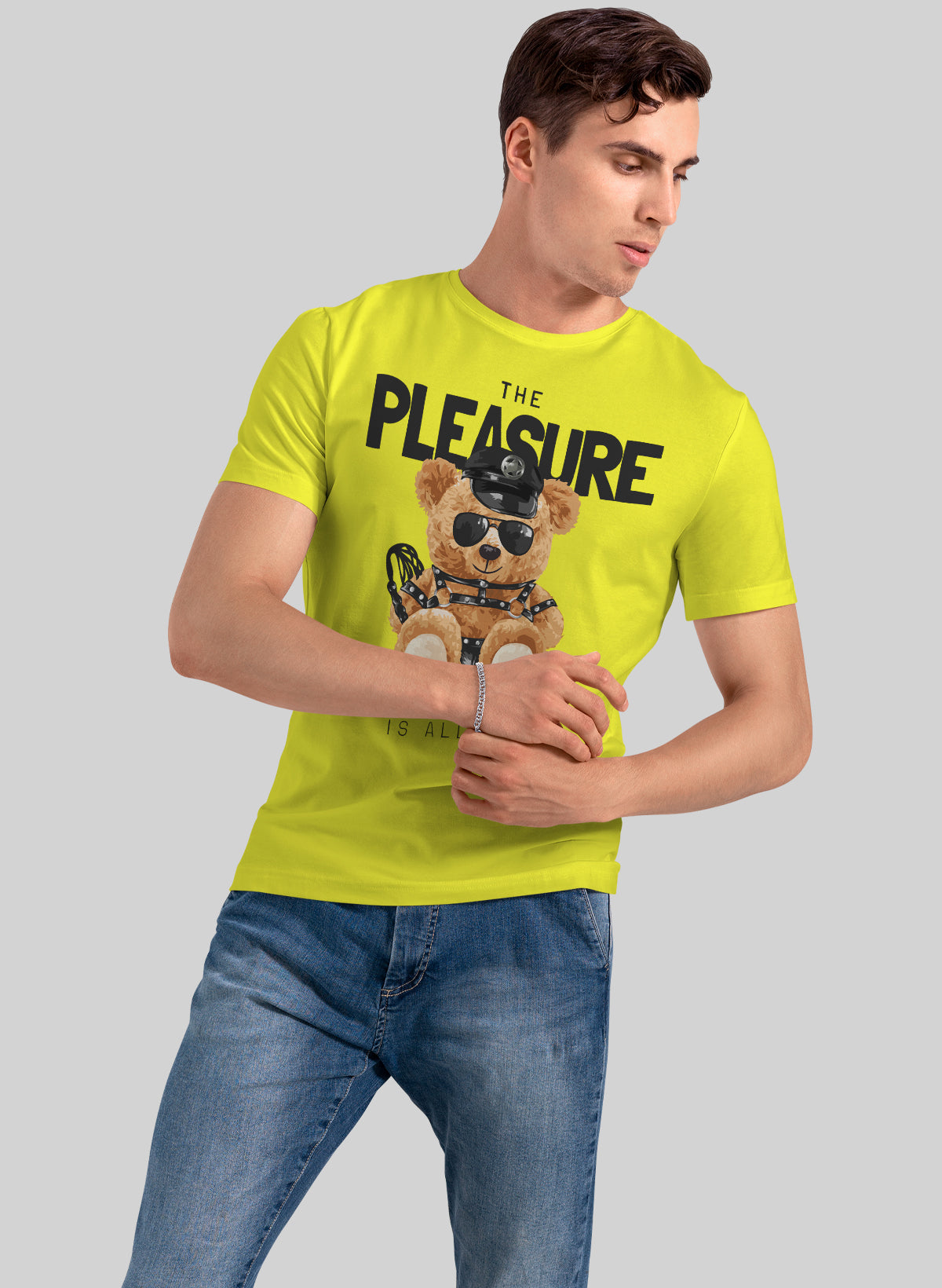 THE PLEASURE IS ALL MINE CREW NECK T-SHIRT