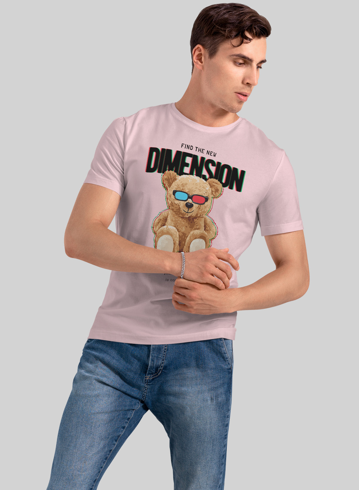 TEDDY FIND THE NEW DIMENSION CREW NECK T-SHIRT