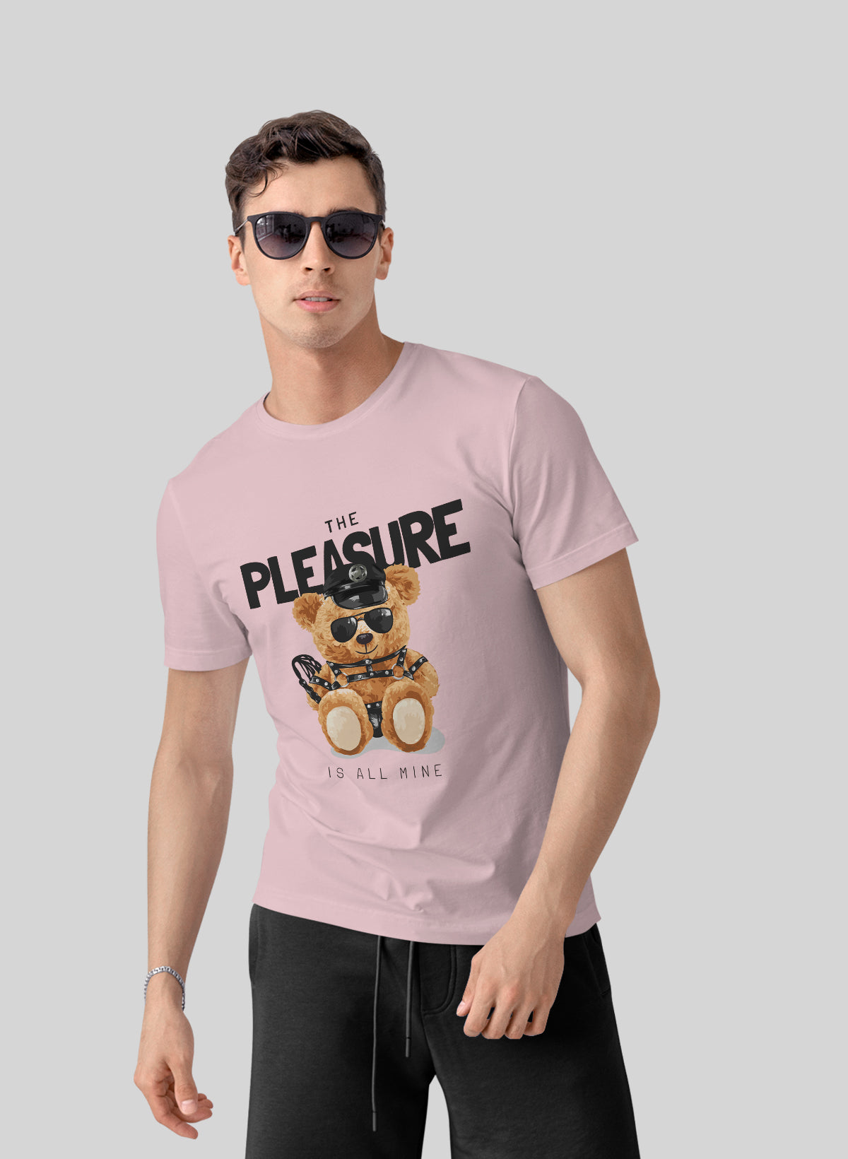 THE PLEASURE IS ALL MINE CREW NECK T-SHIRT