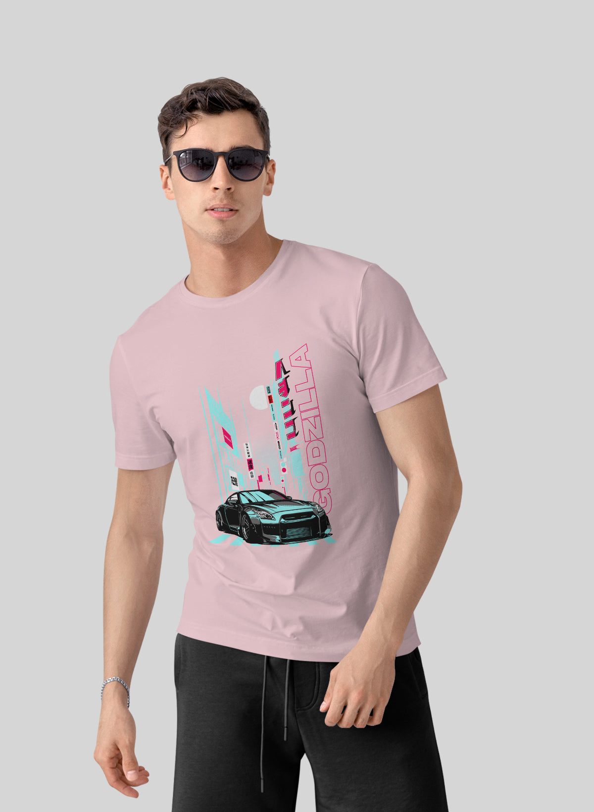 NEON SPEEDYWAY TOKYO DRIFT CREW NECK T-SHIRT