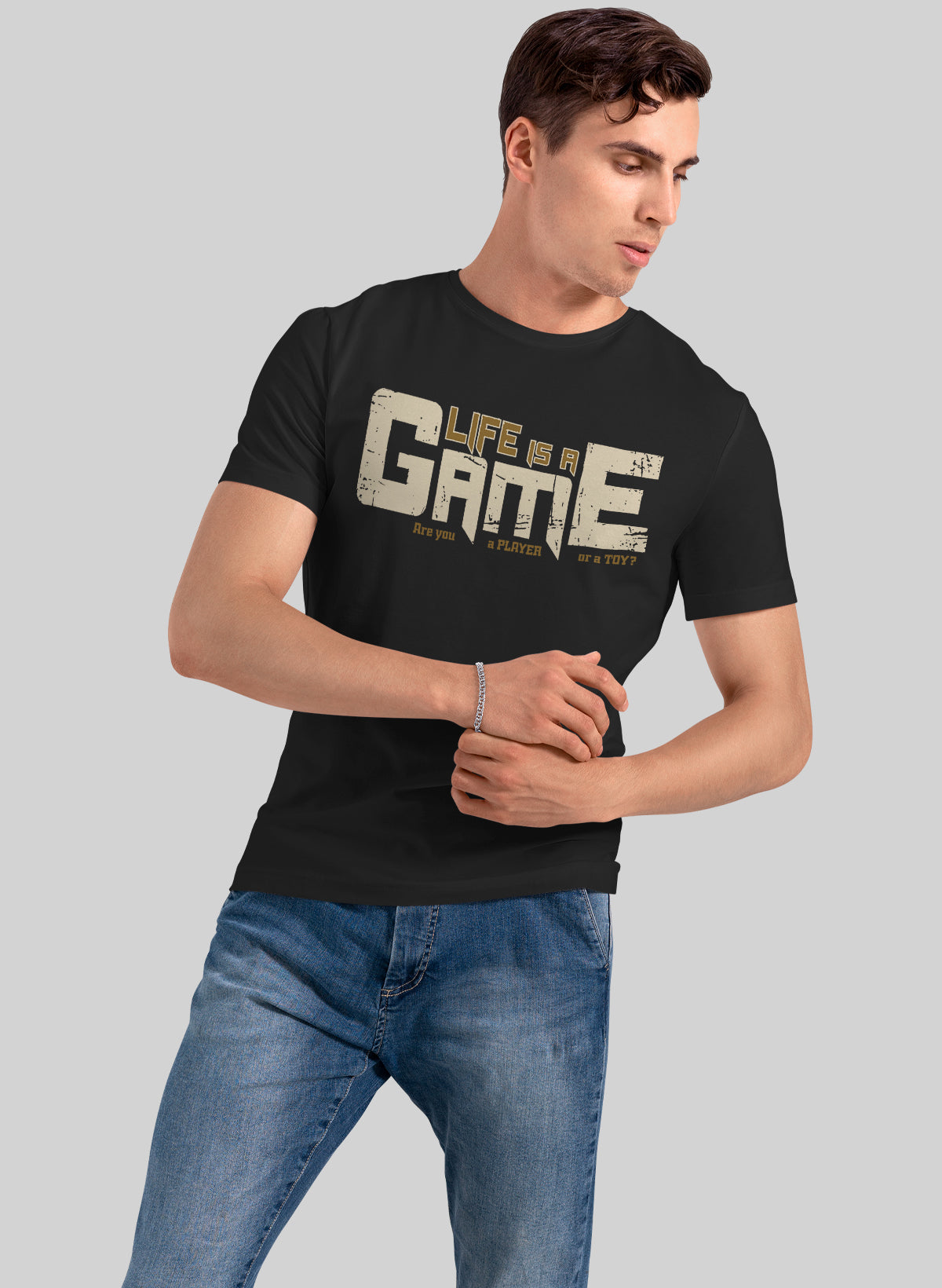 PLAYER RO TOY THE GAME OF LIFE CREW NECK T-SHIRT