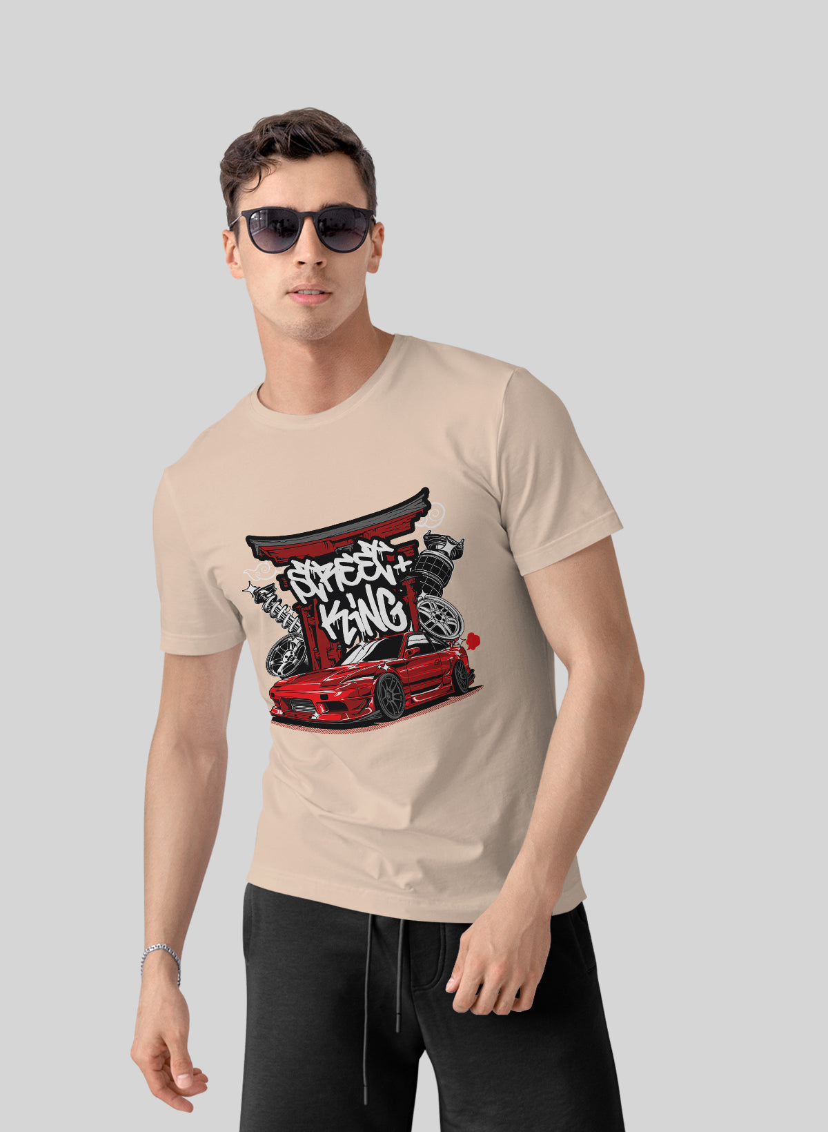 STREET KING THE ART OF SPEED CREW NECK T-SHIRT