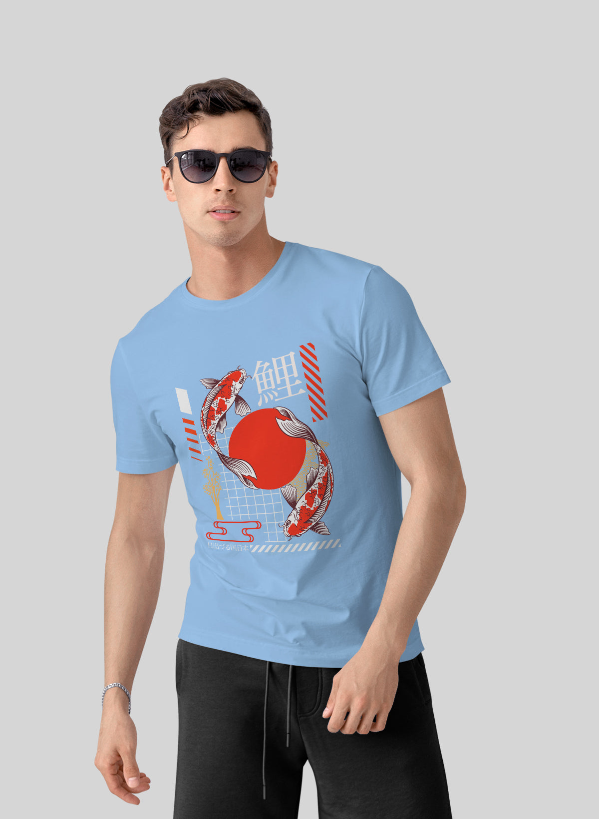 KOI ASCENSION MODERN JAPAN CREW NECK T-SHIRT