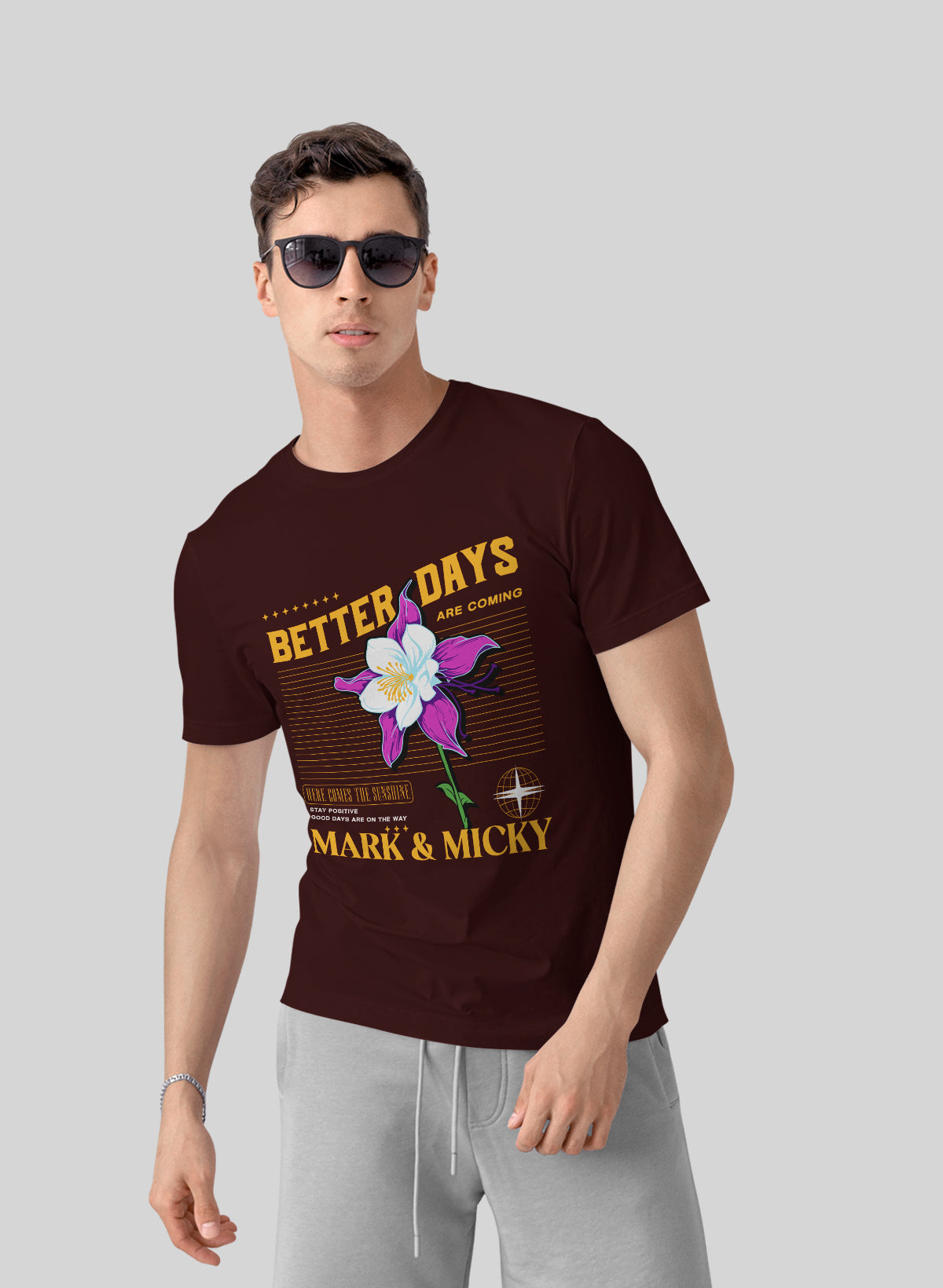 BETTER DAYS BLOOMING CREW NECK T-SHIRT