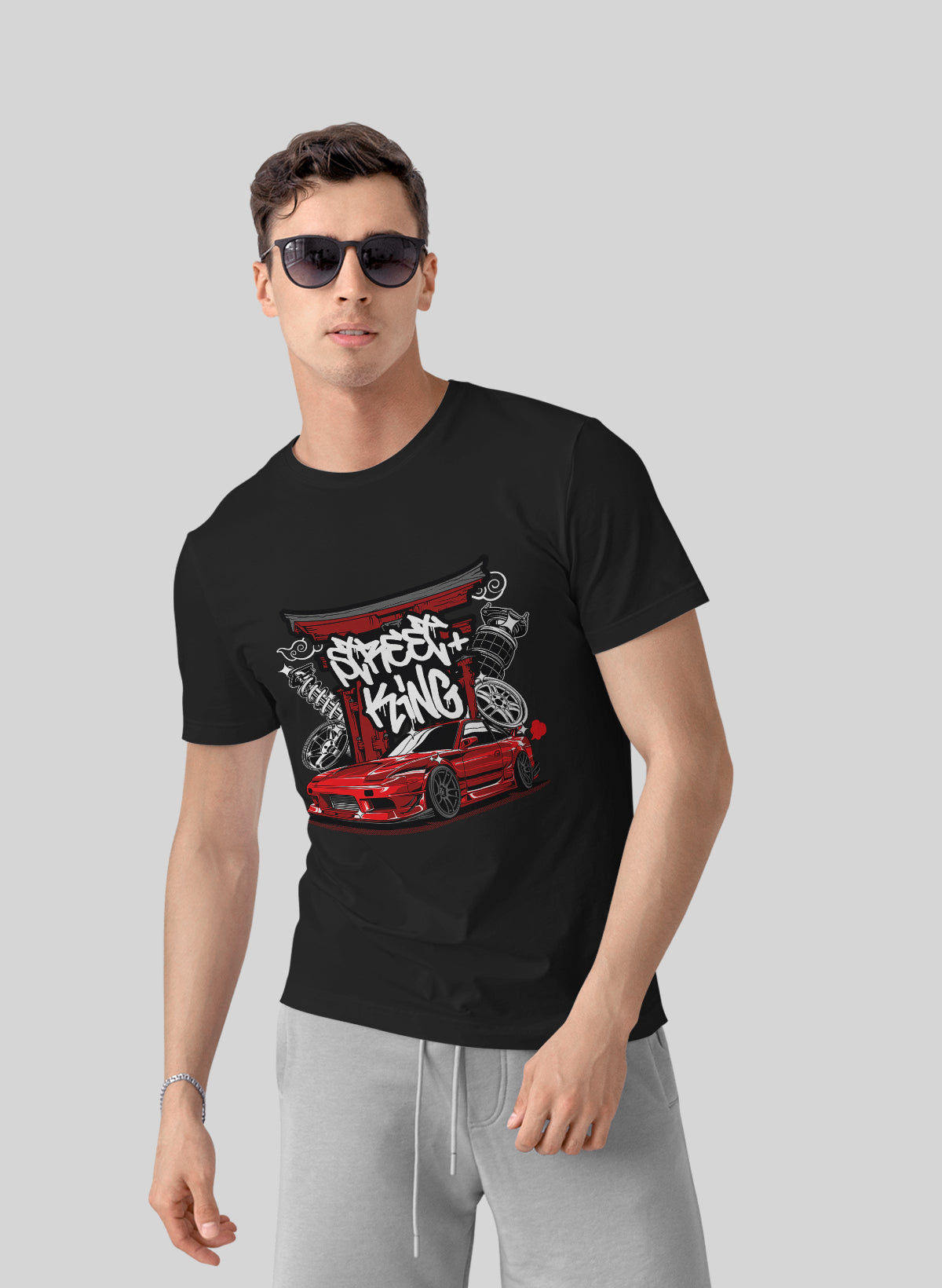 STREET KING THE ART OF SPEED CREW NECK T-SHIRT