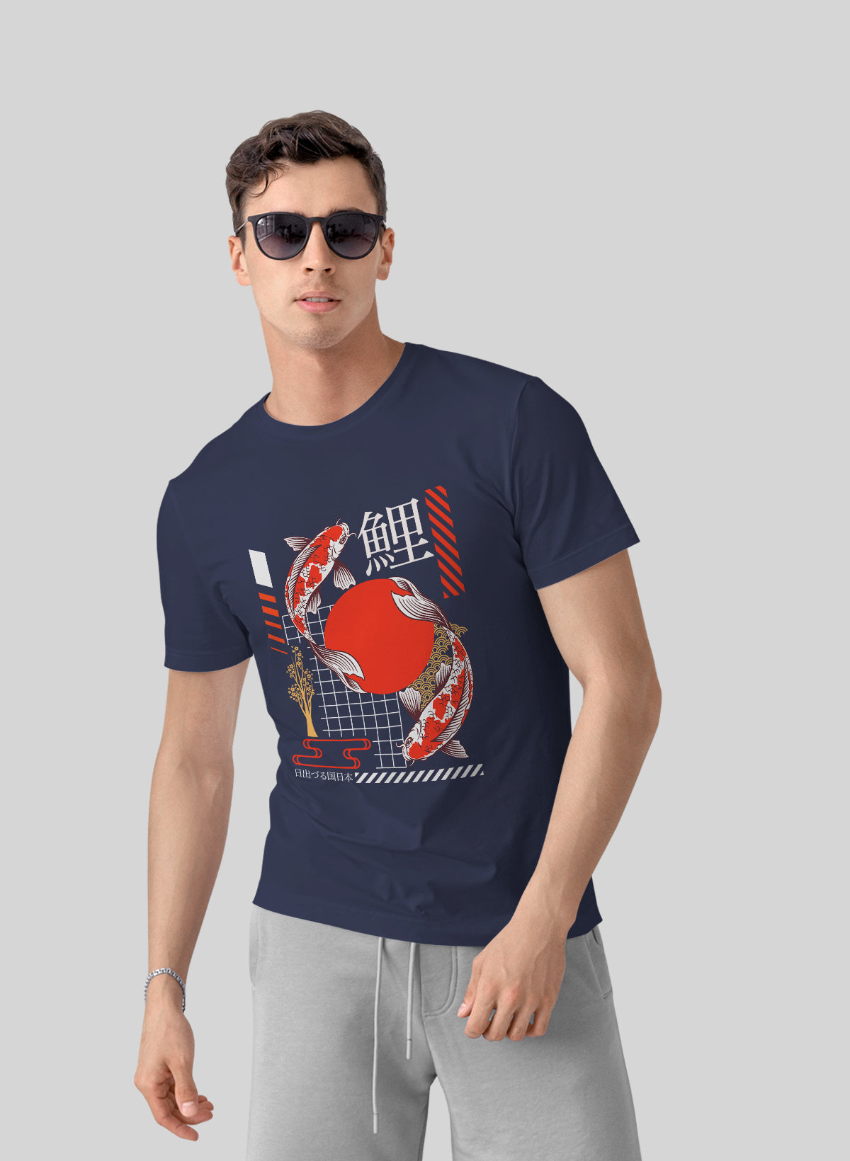 KOI ASCENSION MODERN JAPAN CREW NECK T-SHIRT