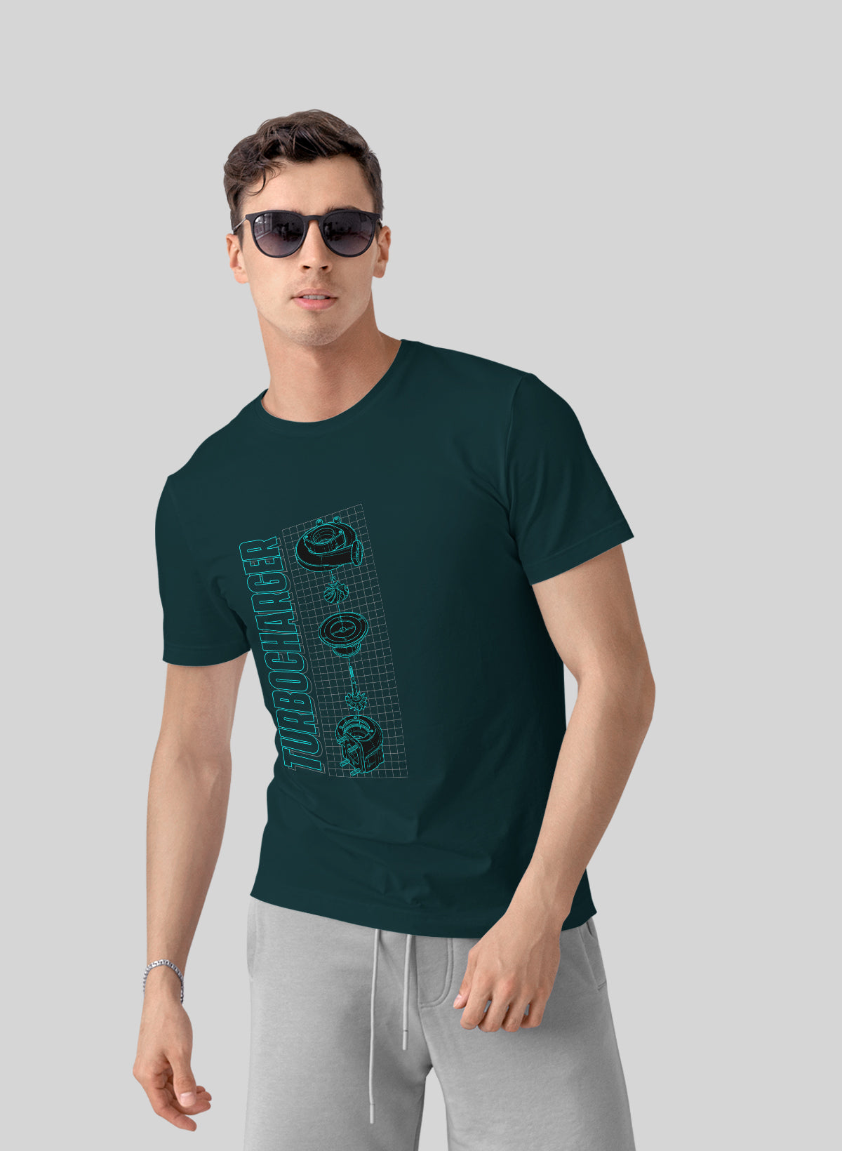 TURBO CHARGER CREW NECK T-SHIRT