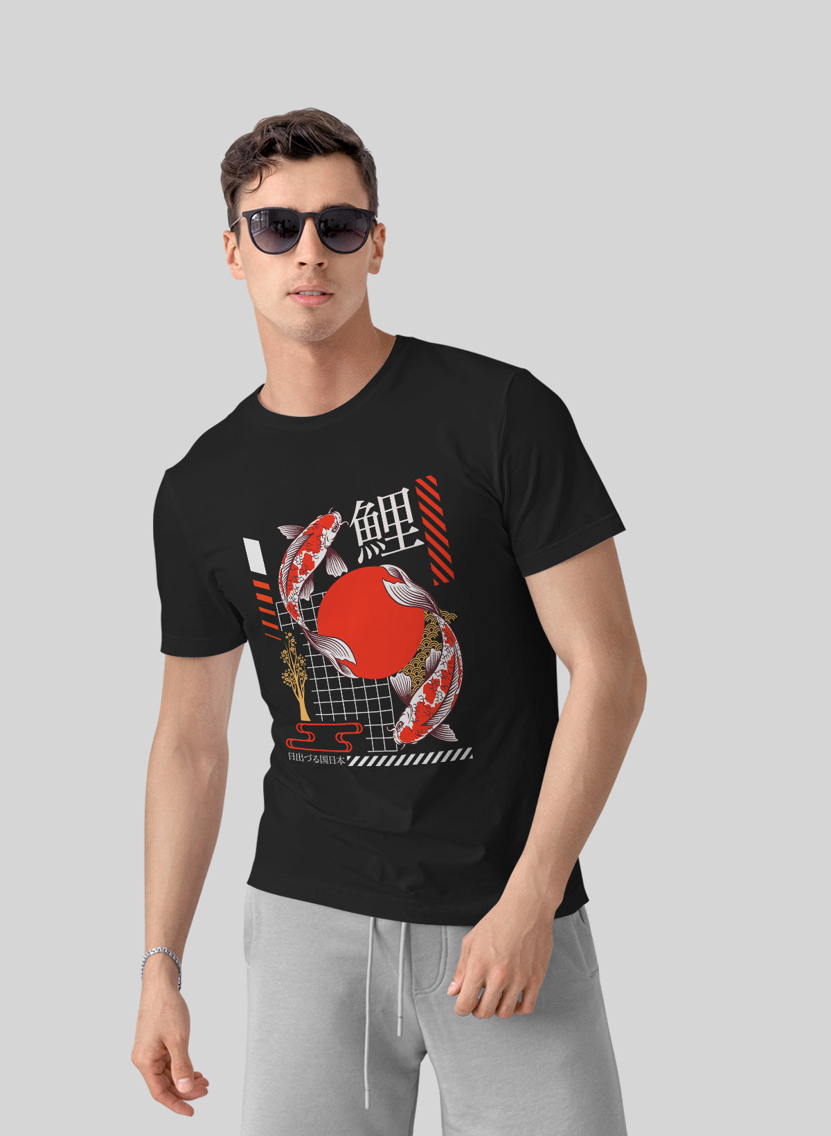 KOI ASCENSION MODERN JAPAN CREW NECK T-SHIRT