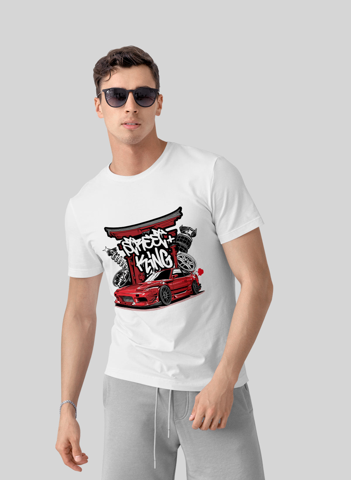 STREET KING THE ART OF SPEED CREW NECK T-SHIRT