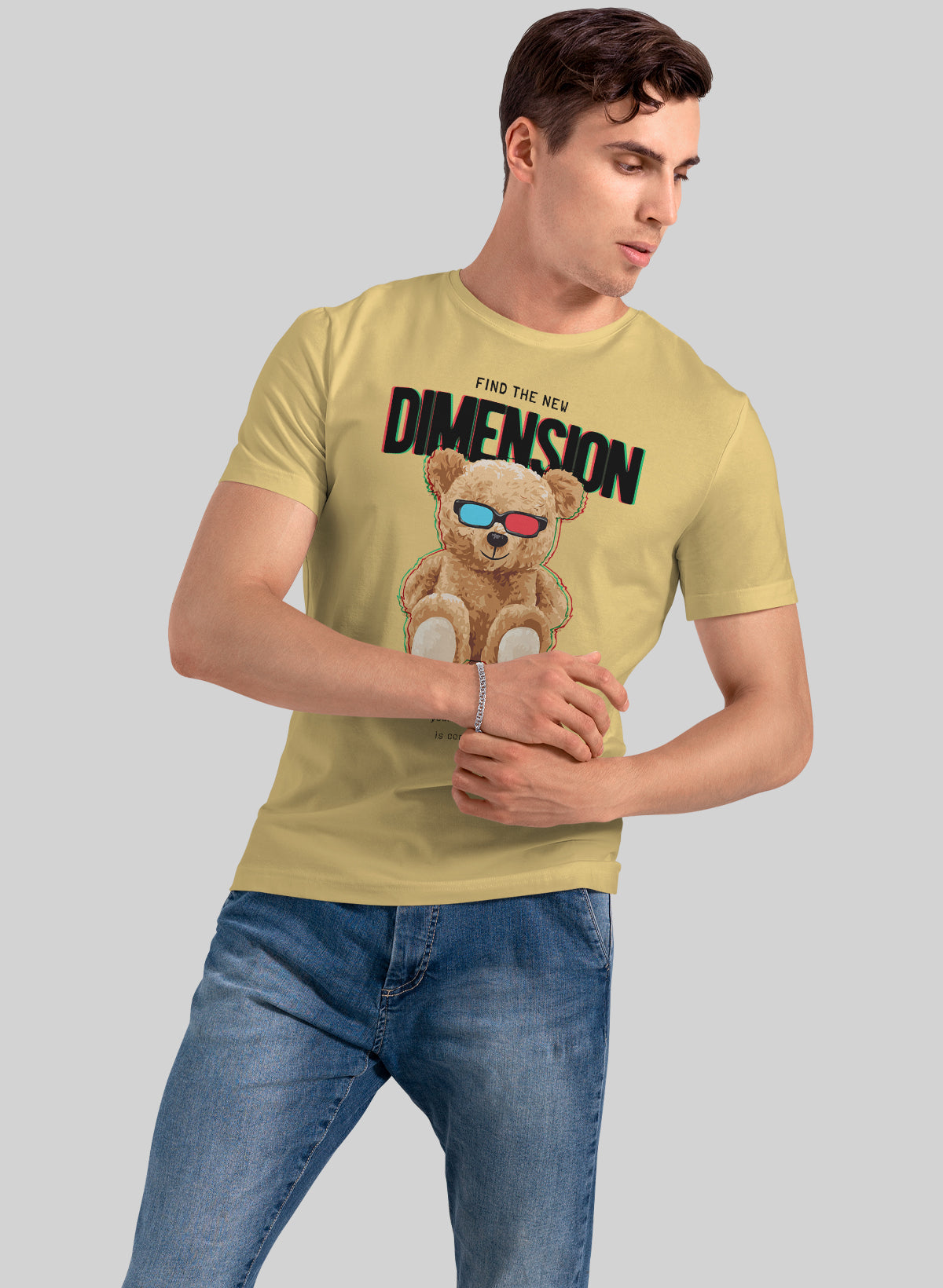 TEDDY FIND THE NEW DIMENSION CREW NECK T-SHIRT