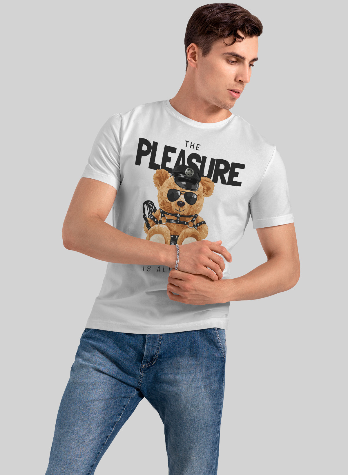 THE PLEASURE IS ALL MINE CREW NECK T-SHIRT