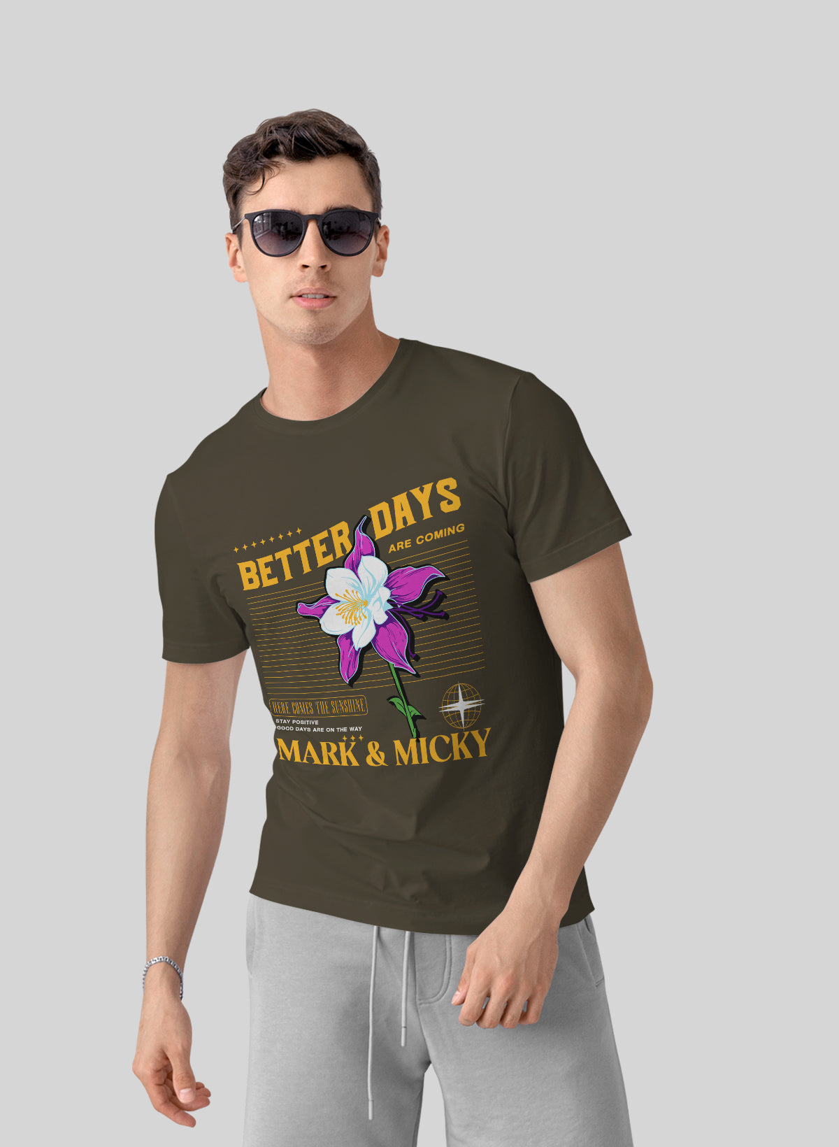 BETTER DAYS BLOOMING CREW NECK T-SHIRT