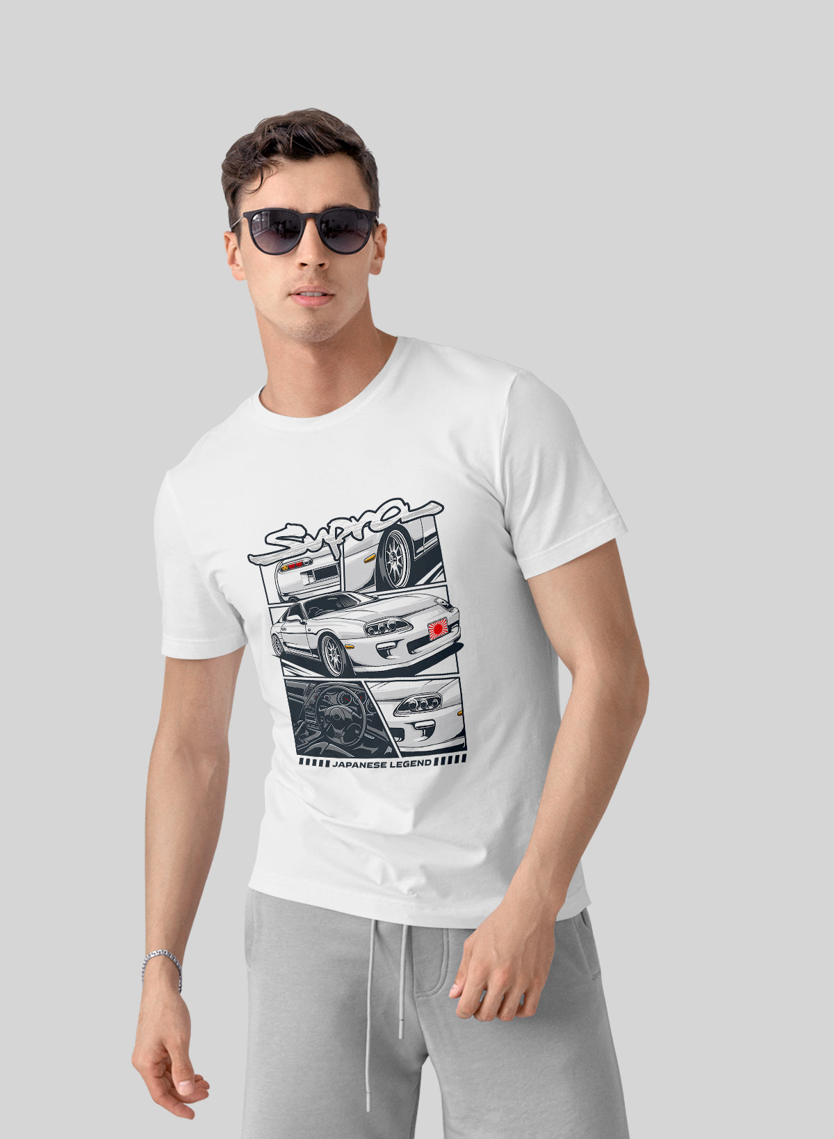 SUPRA JAPANESE LEGEND CREW NECK T-SHIRT