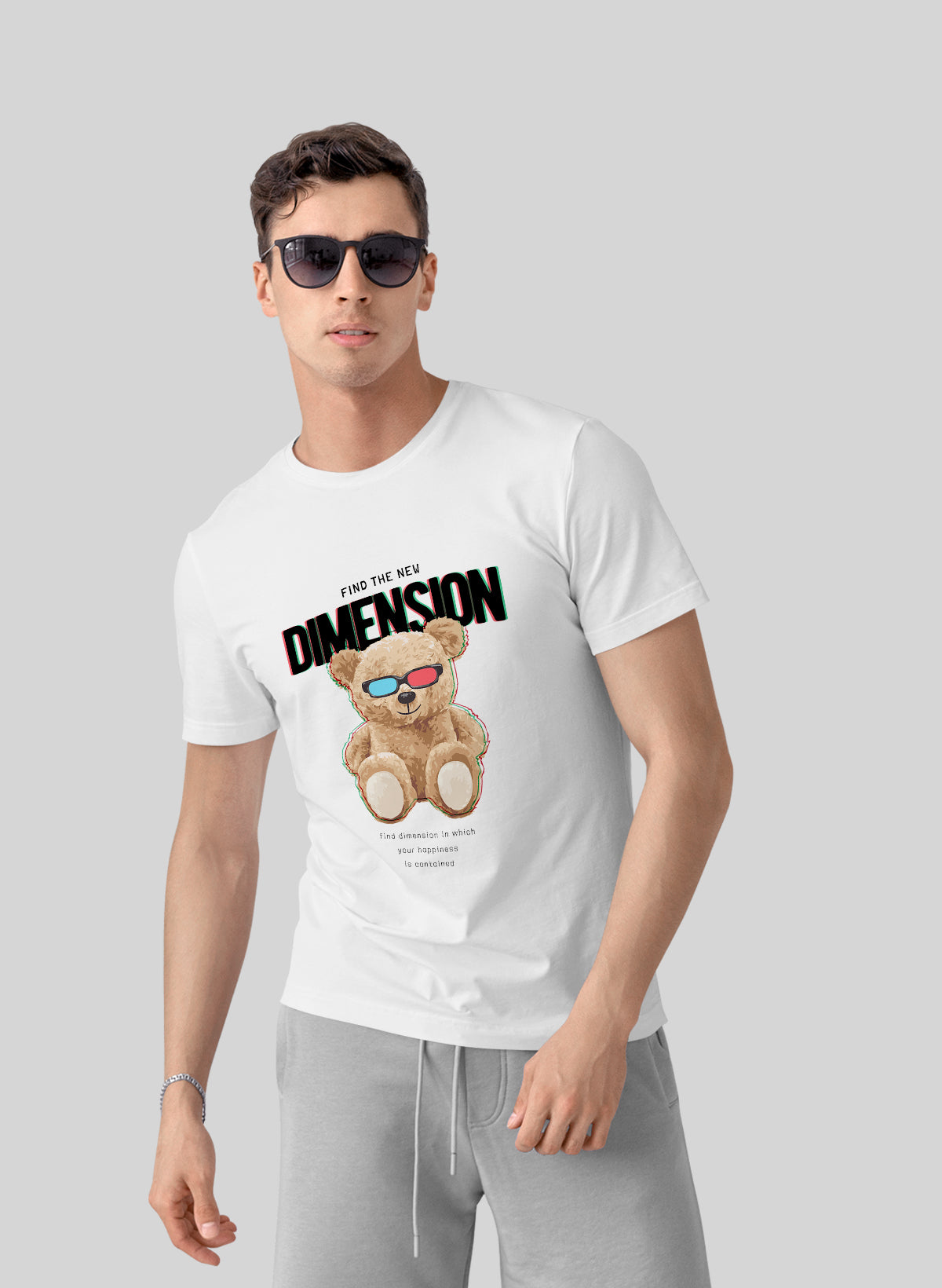 TEDDY FIND THE NEW DIMENSION CREW NECK T-SHIRT