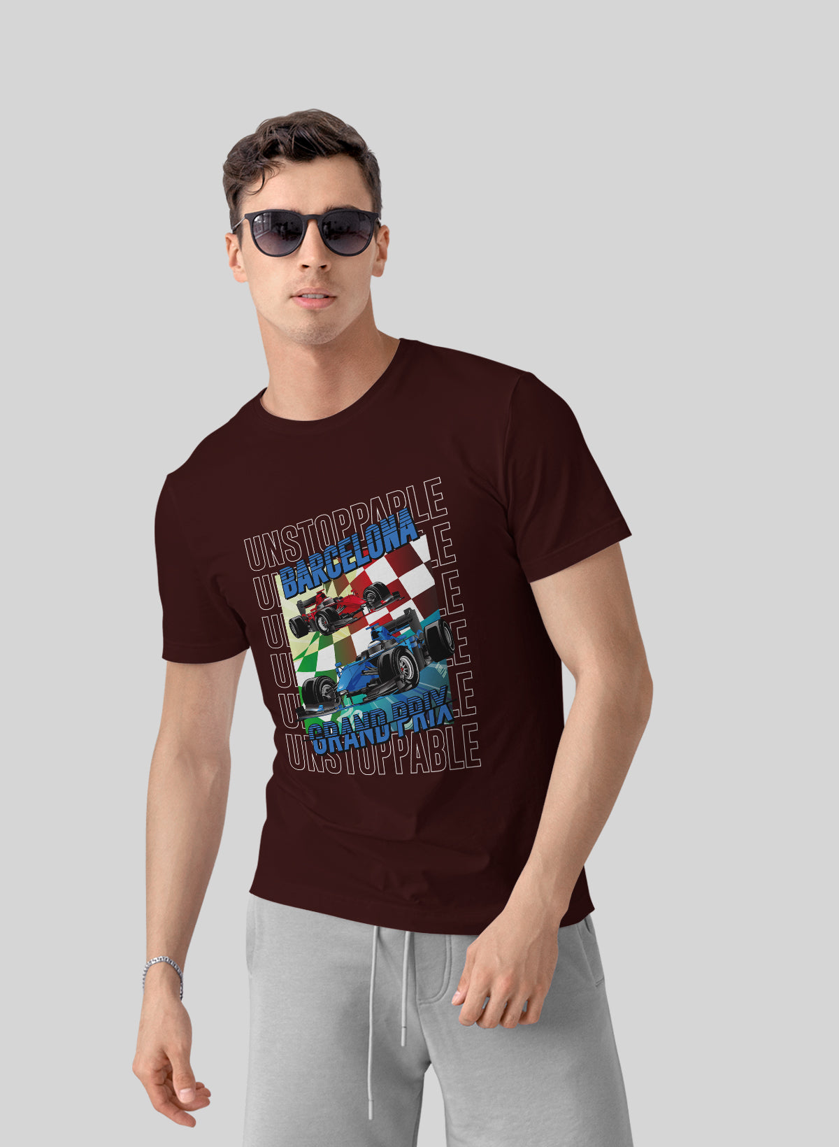 BARCELONA GRAND PRIX CREW NECK T-SHIRT