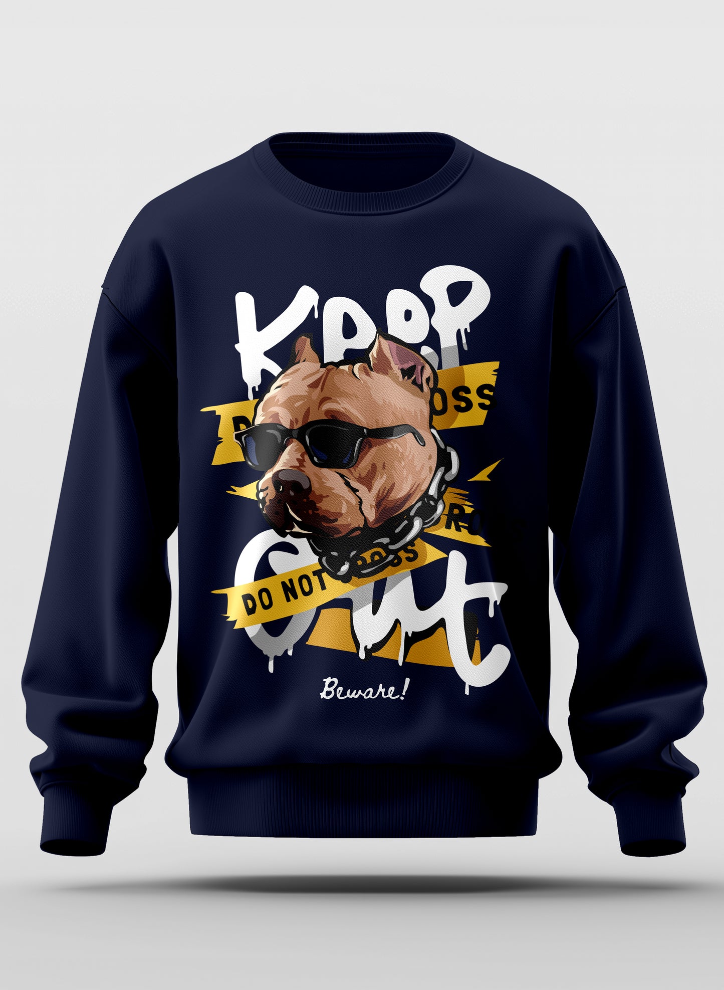 BEWARE DOG CLASSIC SWEATSHIRT