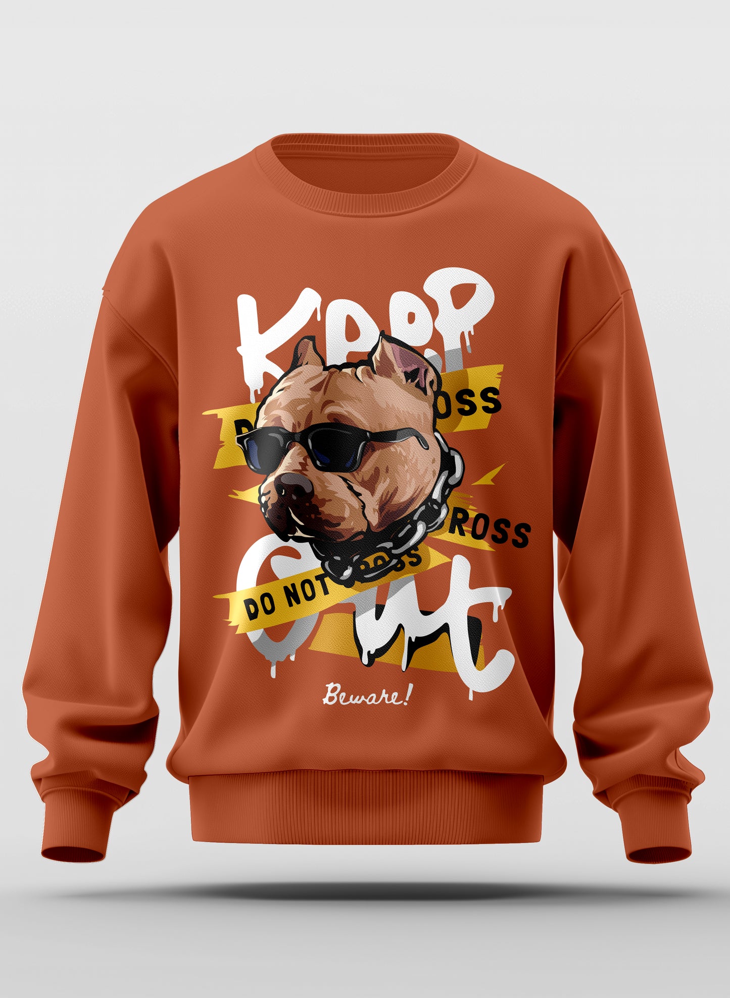 BEWARE DOG CLASSIC SWEATSHIRT