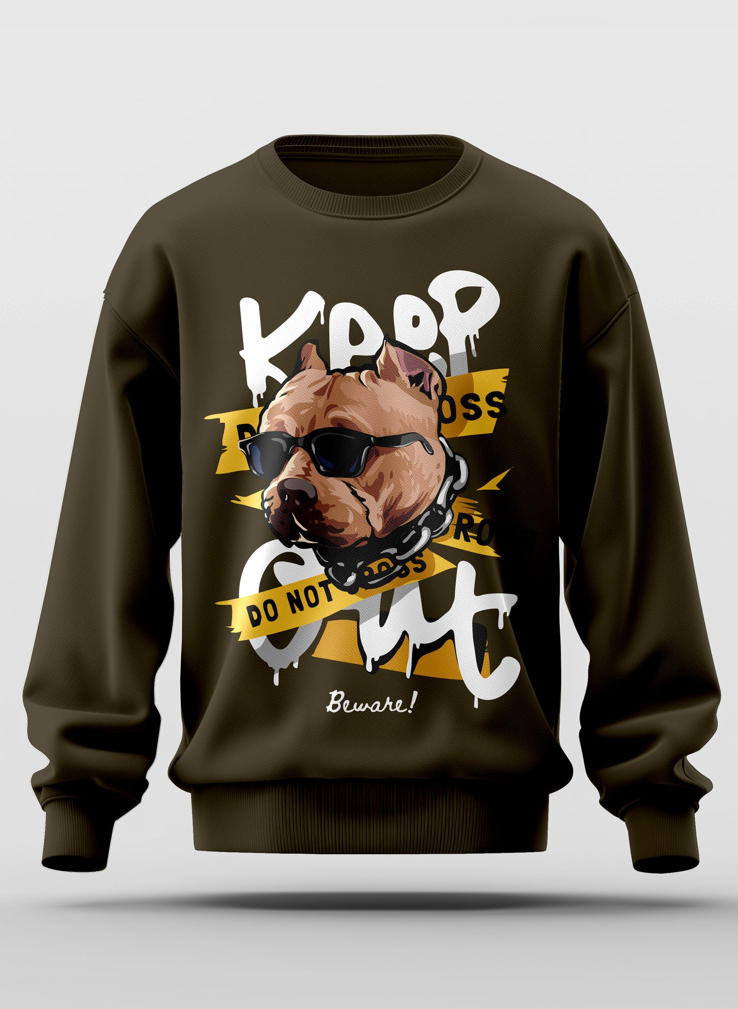 BEWARE DOG CLASSIC SWEATSHIRT