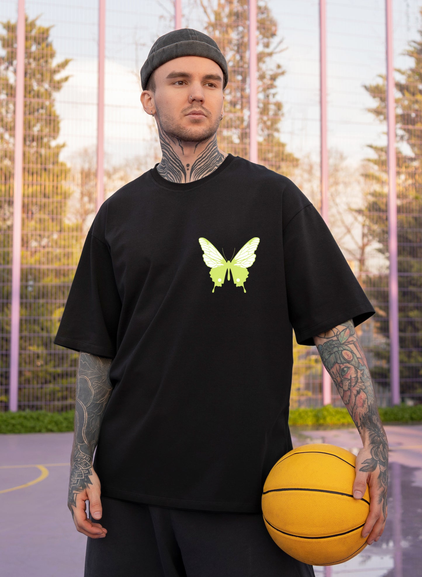 AUTHENTIC BUTTERFLY COTTON OVERSIZED T-SHIRT