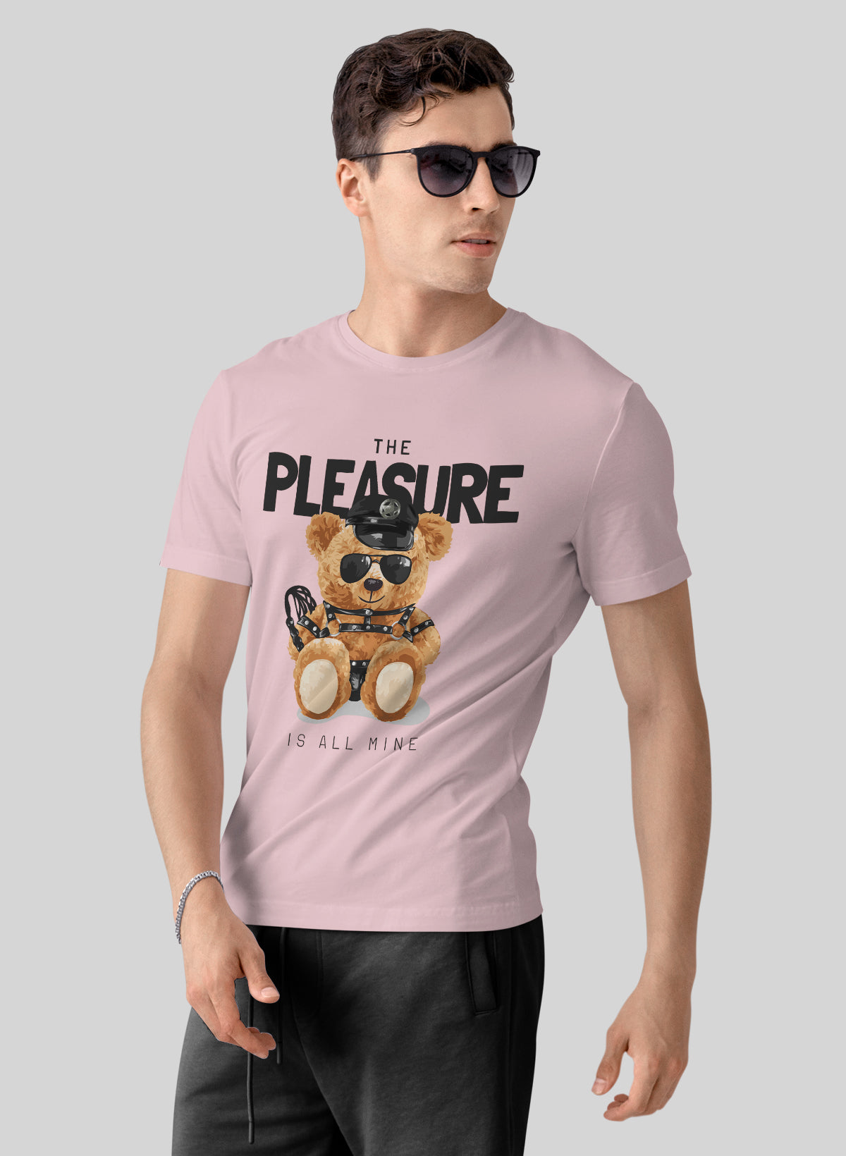 THE PLEASURE IS ALL MINE CREW NECK T-SHIRT