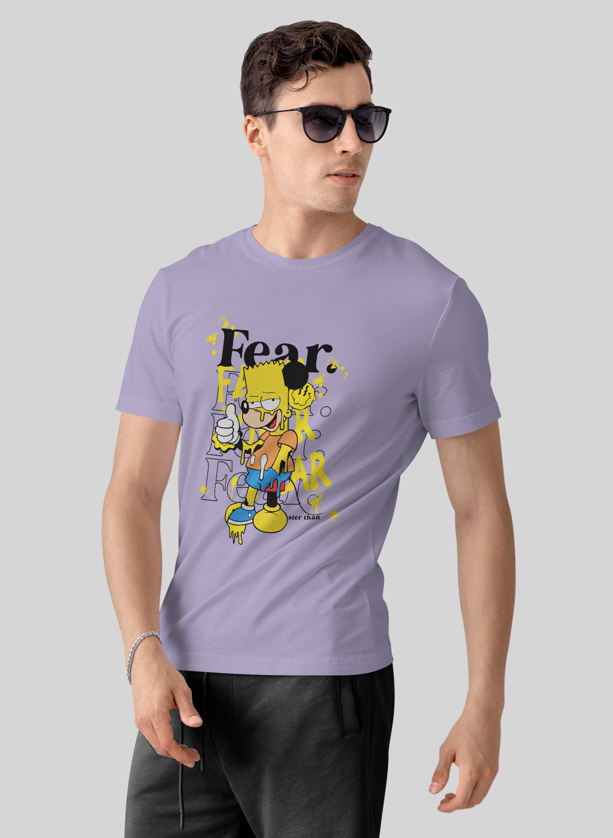 FEAR STER THAN CREW NECK T-SHIRT