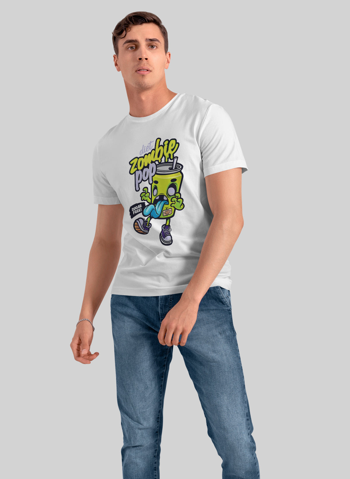 DIET ZOMBIE POP CREW NECK T-SHIRT