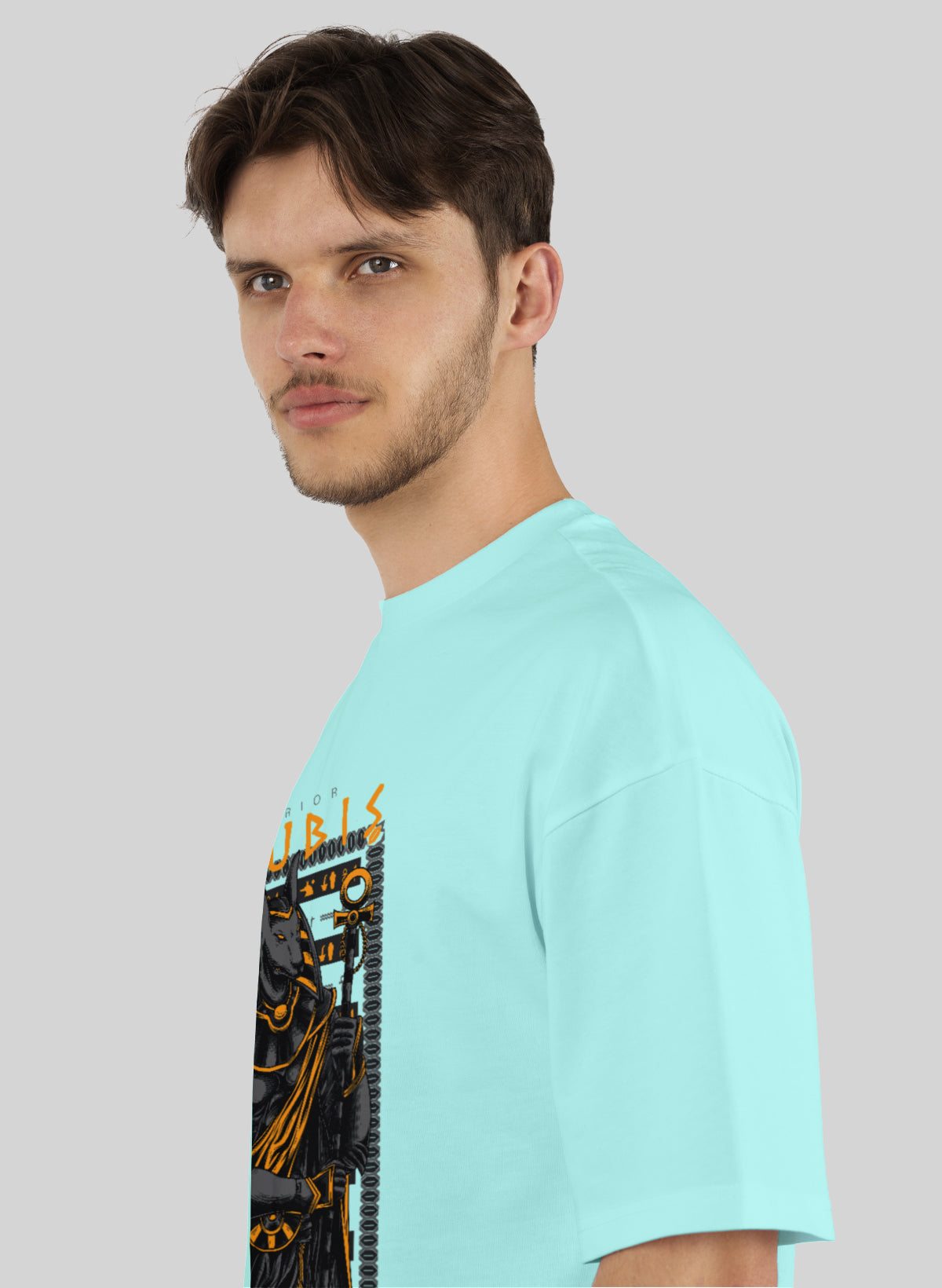 WARRIOR ANUBIS COTTON OVERSIZED T-SHIRT