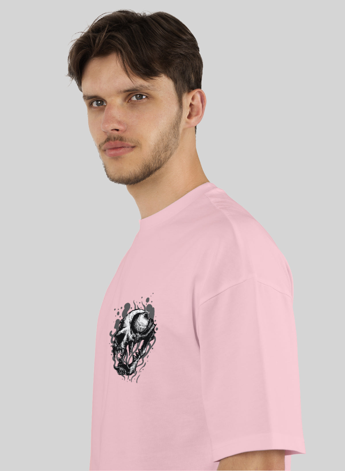 DEATHLY ROAR COTTON OVERSIZED T-SHIRT