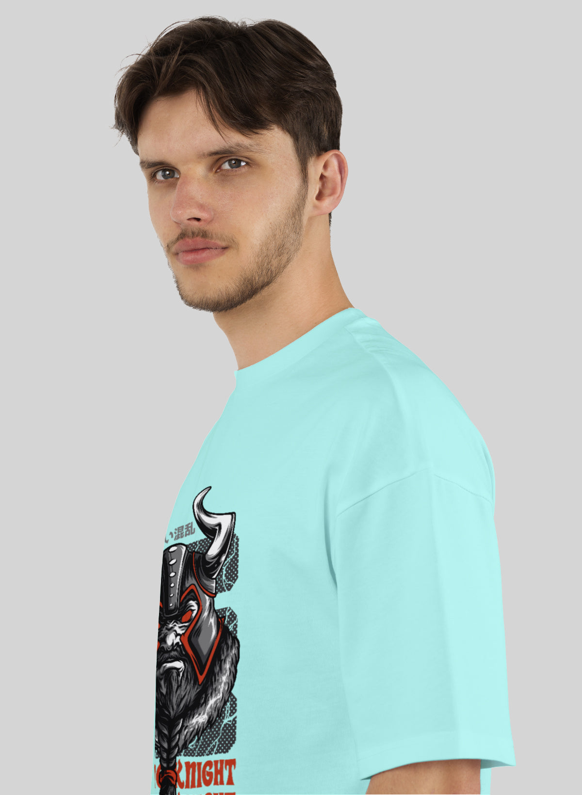 STRONG KNIGHT COTTON OVERSIZED T-SHIRT