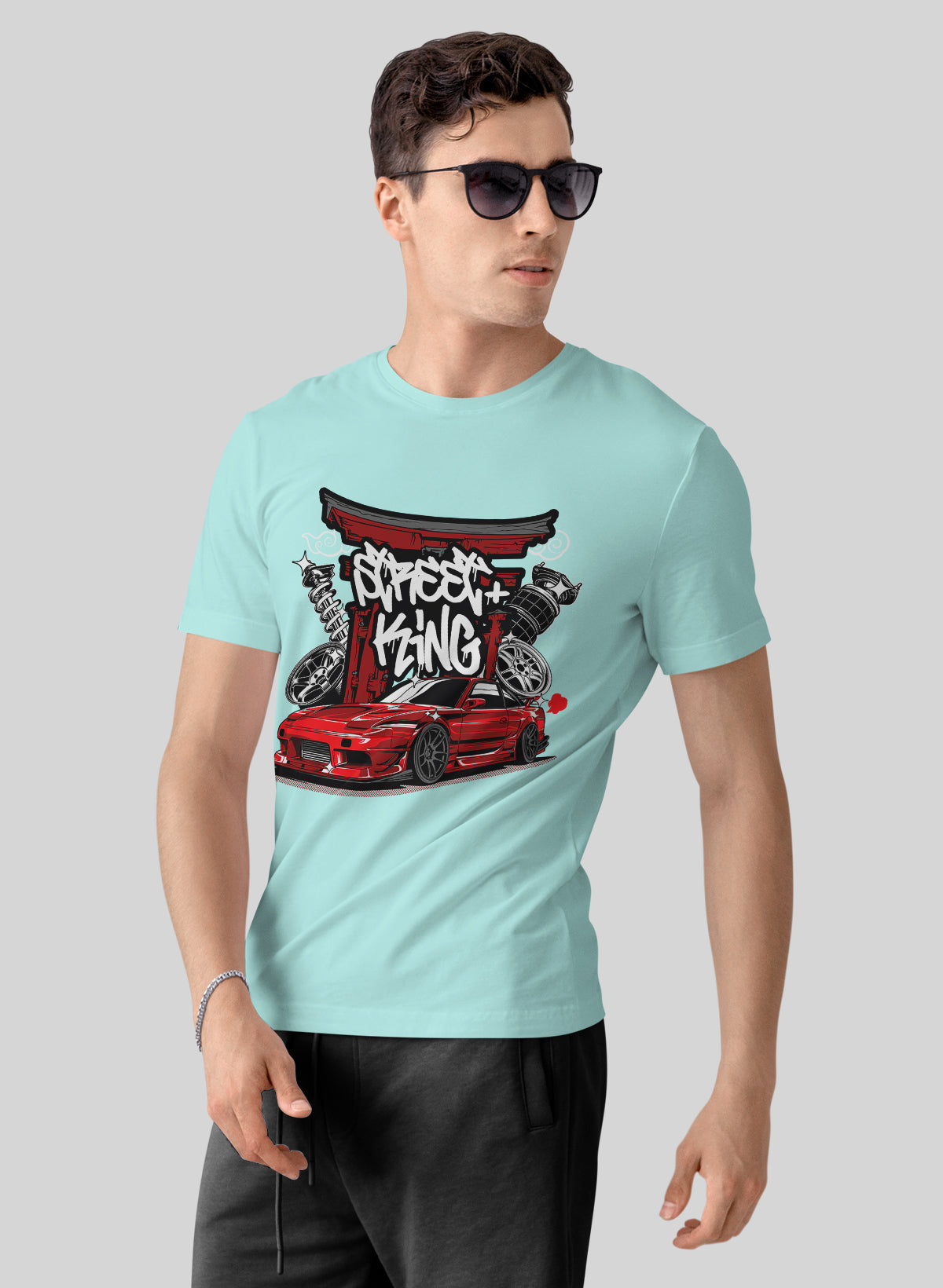 STREET KING THE ART OF SPEED CREW NECK T-SHIRT