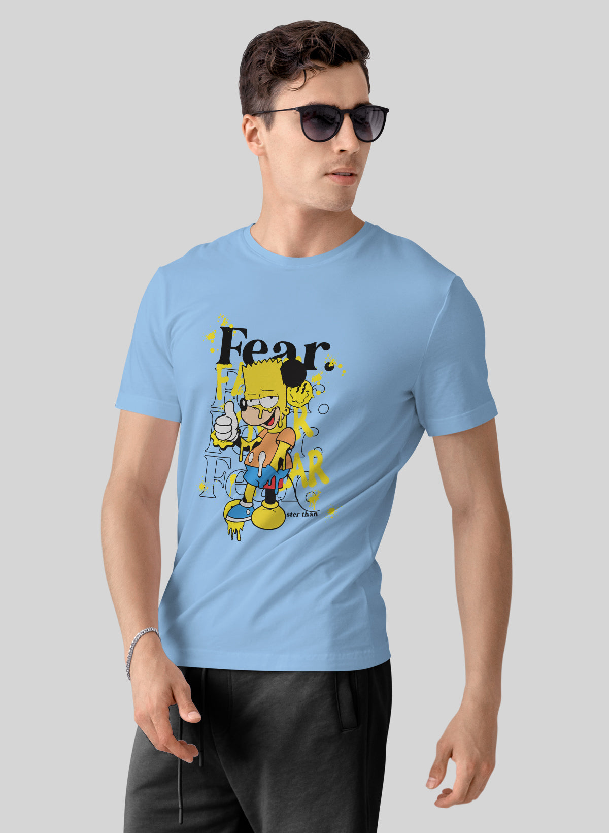 FEAR STER THAN CREW NECK T-SHIRT