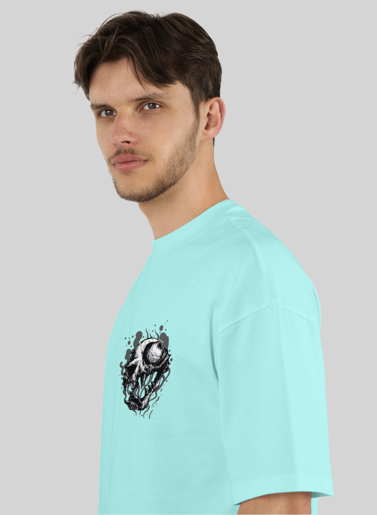 DEATHLY ROAR COTTON OVERSIZED T-SHIRT