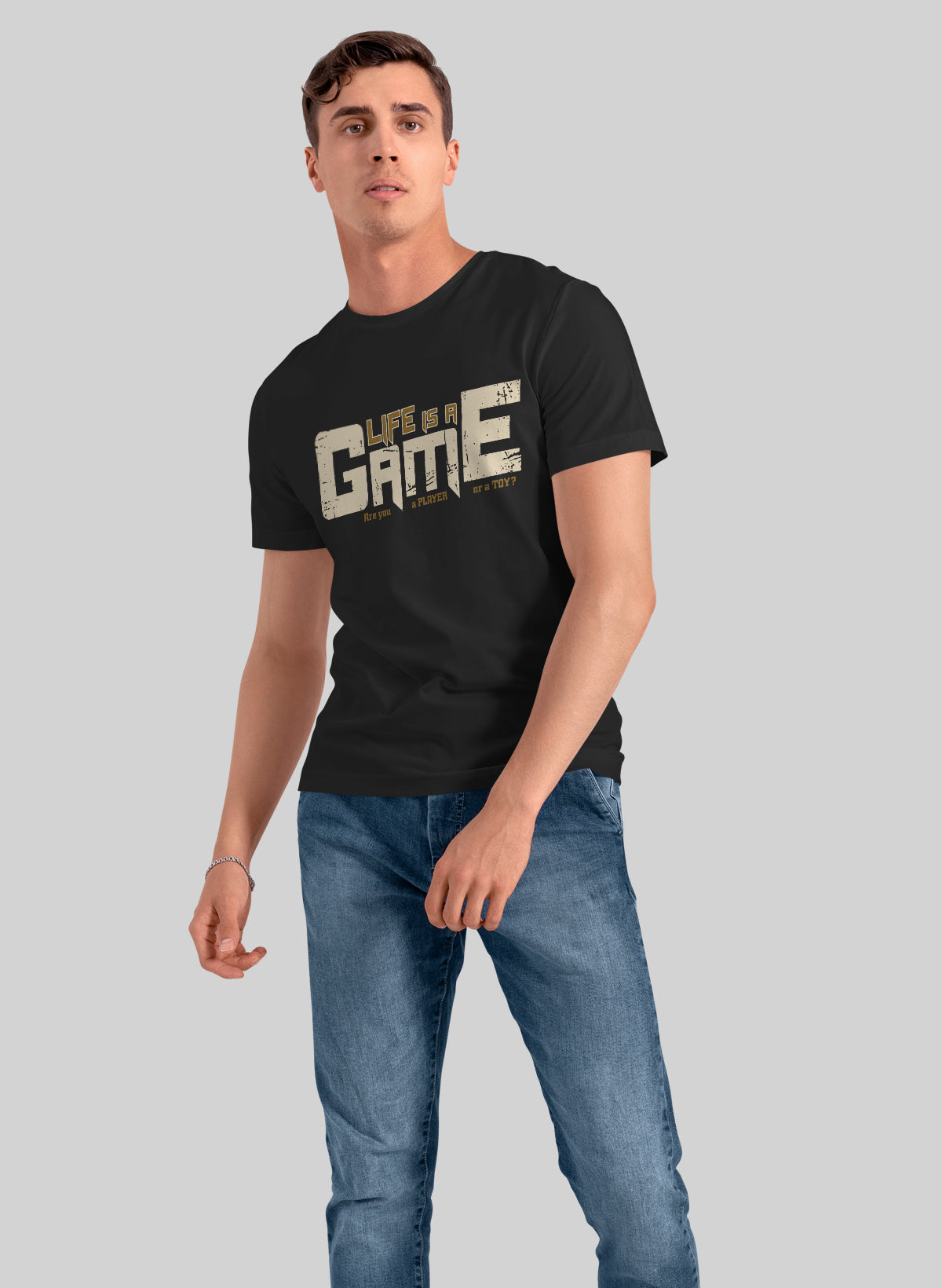 PLAYER RO TOY THE GAME OF LIFE CREW NECK T-SHIRT