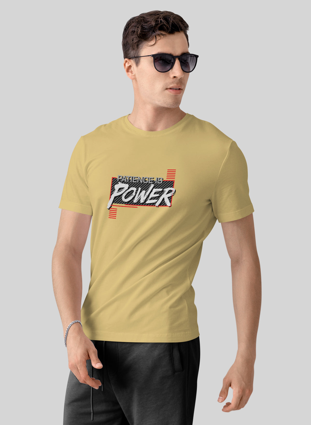 PETIENCE IS POWER CREW NECK T-SHIRT