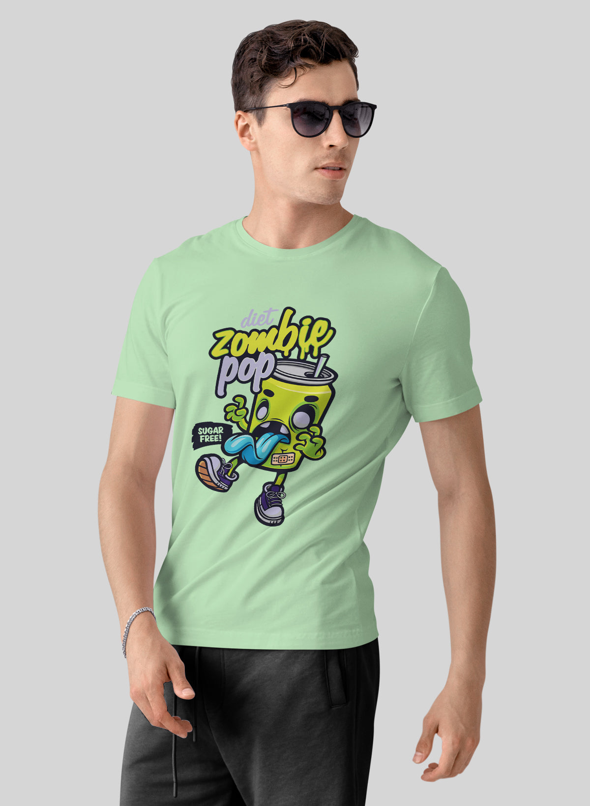 DIET ZOMBIE POP CREW NECK T-SHIRT