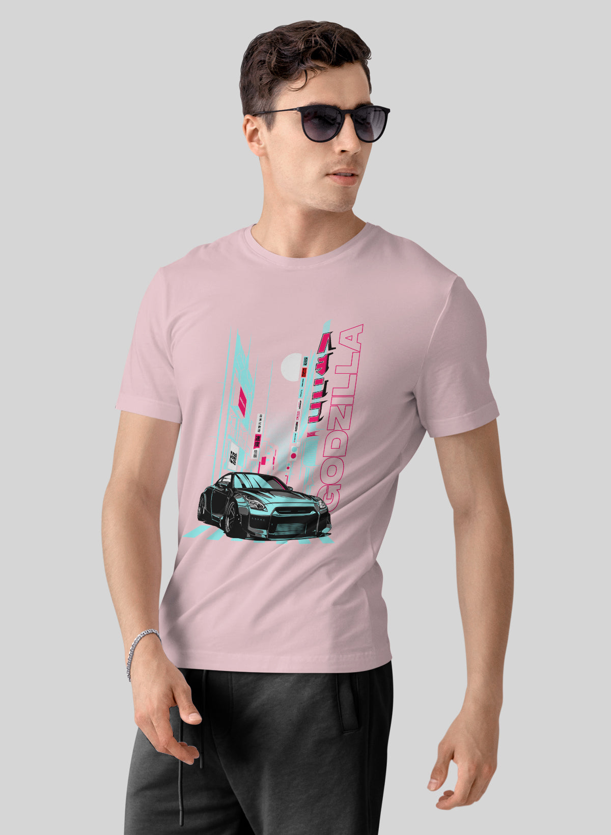 NEON SPEEDYWAY TOKYO DRIFT CREW NECK T-SHIRT