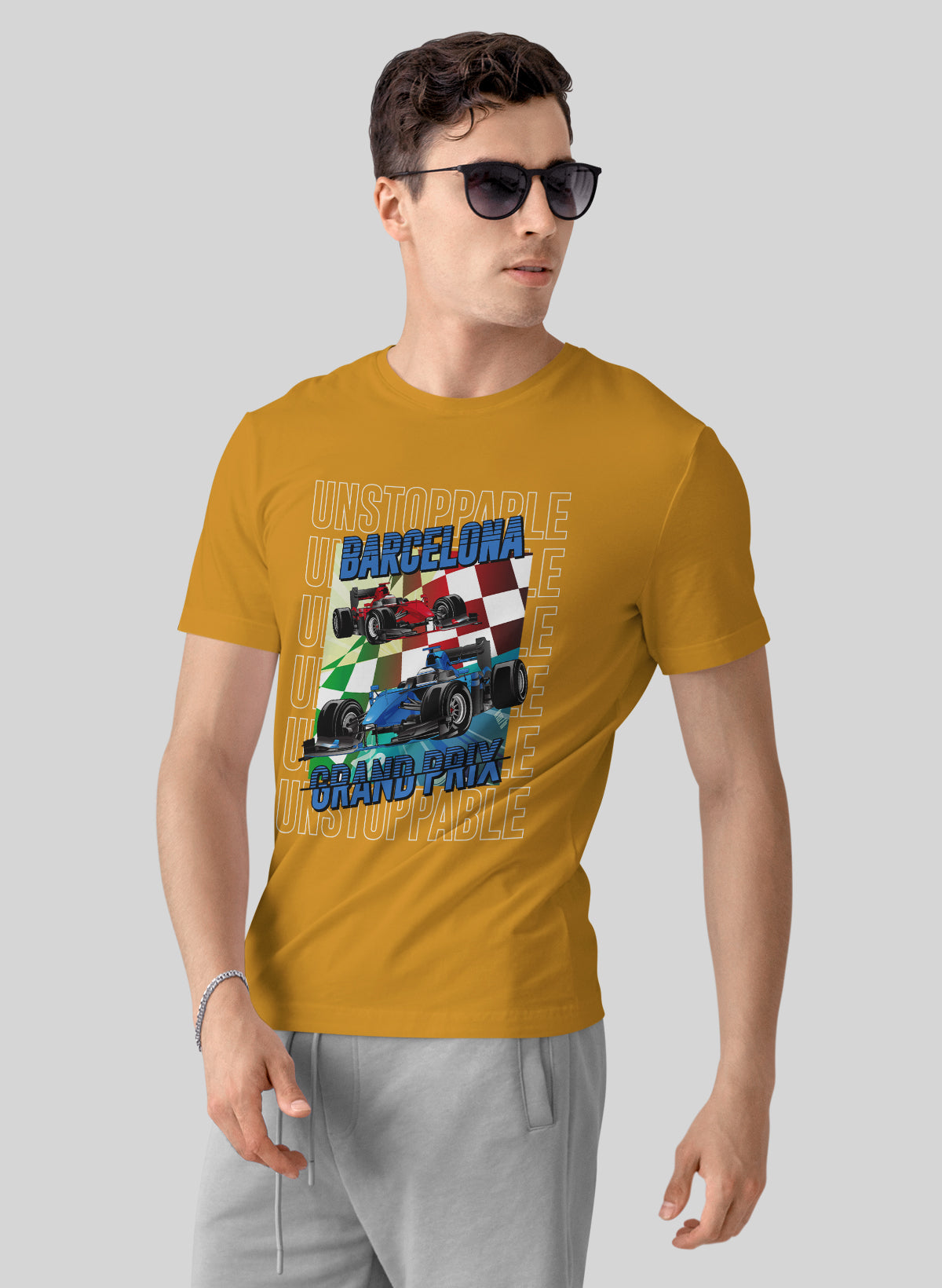 BARCELONA GRAND PRIX CREW NECK T-SHIRT