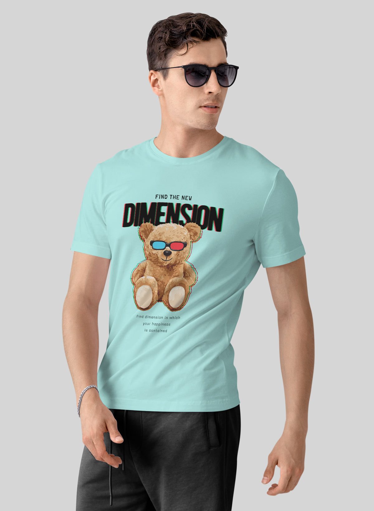 TEDDY FIND THE NEW DIMENSION CREW NECK T-SHIRT