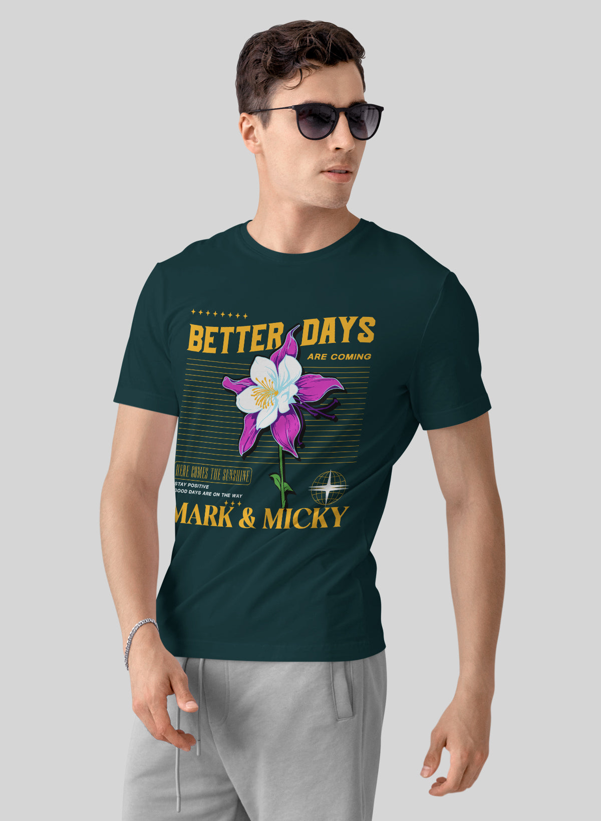 BETTER DAYS BLOOMING CREW NECK T-SHIRT