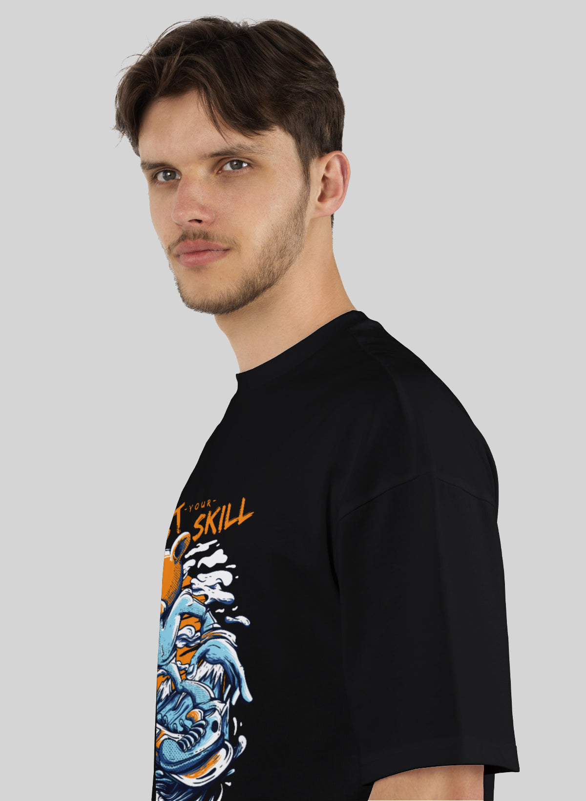 BOOST YOUR SKILL COTTON OVERSIZED T-SHIRT