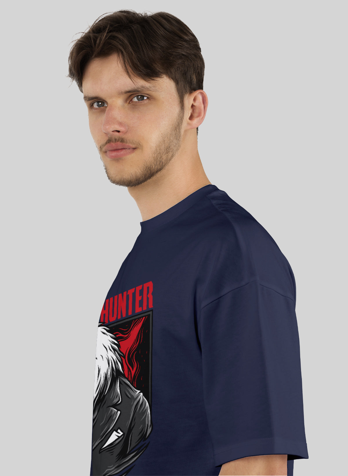 DARK HUNTER COTTON OVERSIZED T-SHIRT