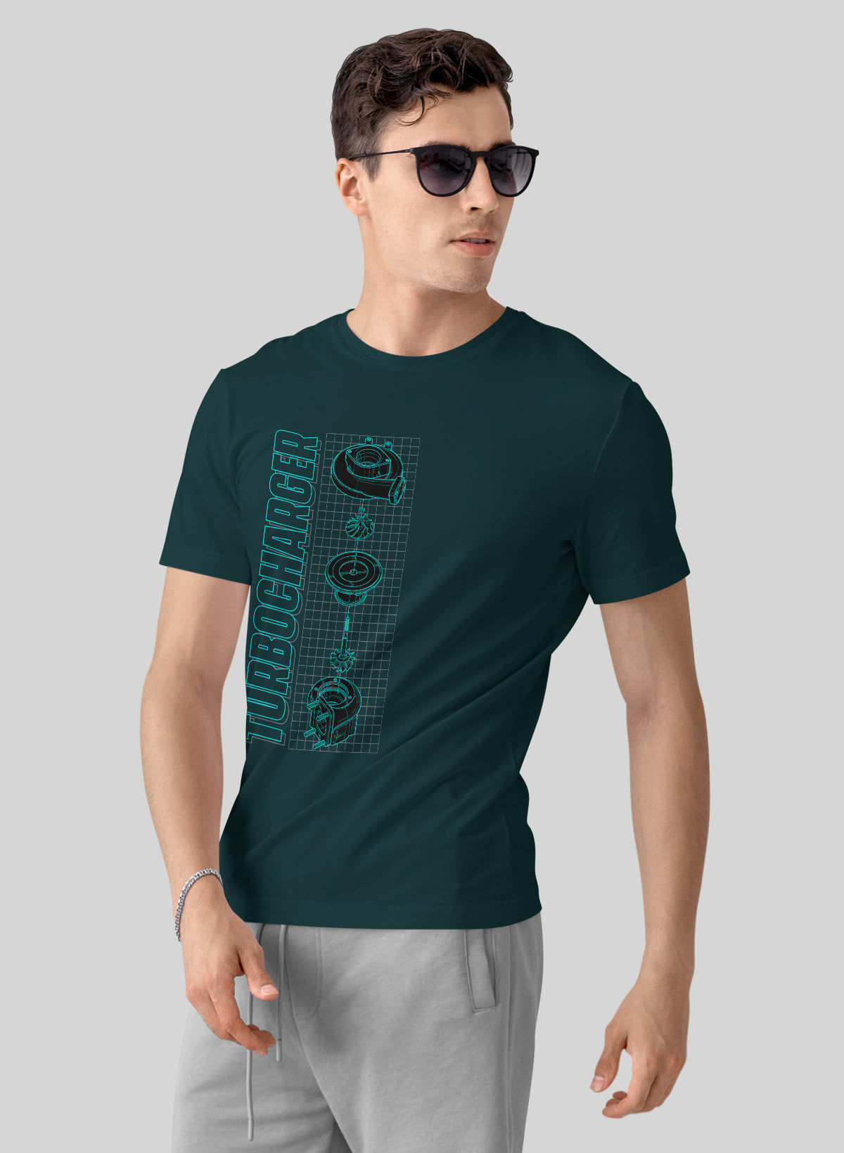 TURBO CHARGER CREW NECK T-SHIRT