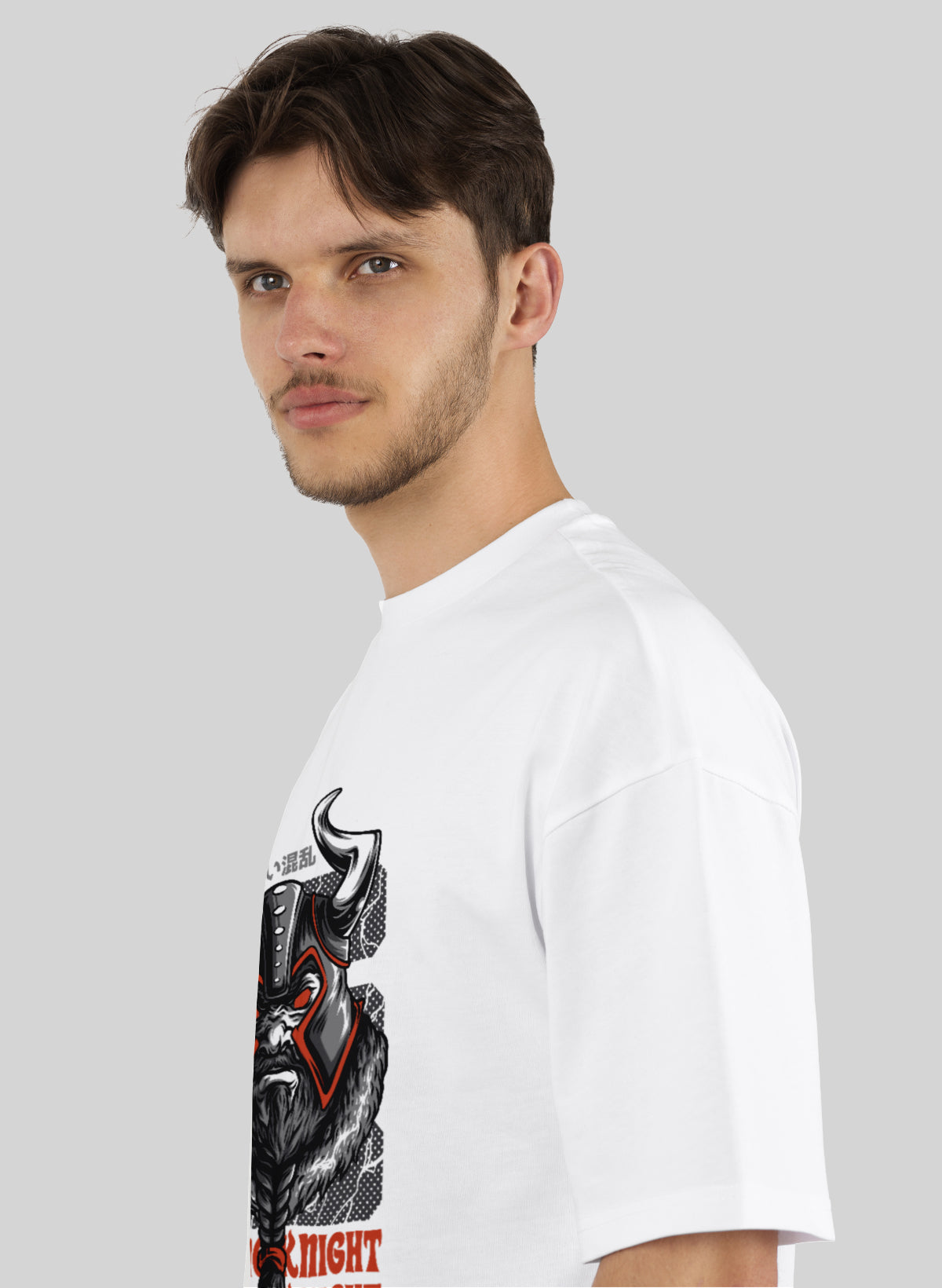 STRONG KNIGHT COTTON OVERSIZED T-SHIRT