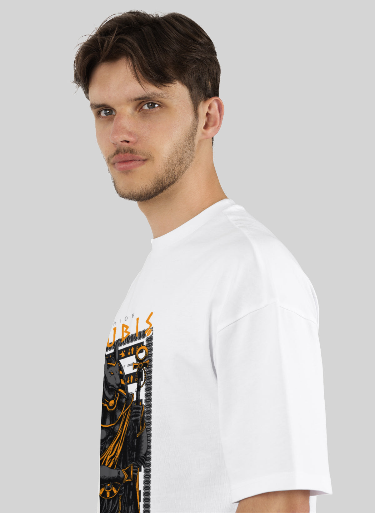 WARRIOR ANUBIS COTTON OVERSIZED T-SHIRT